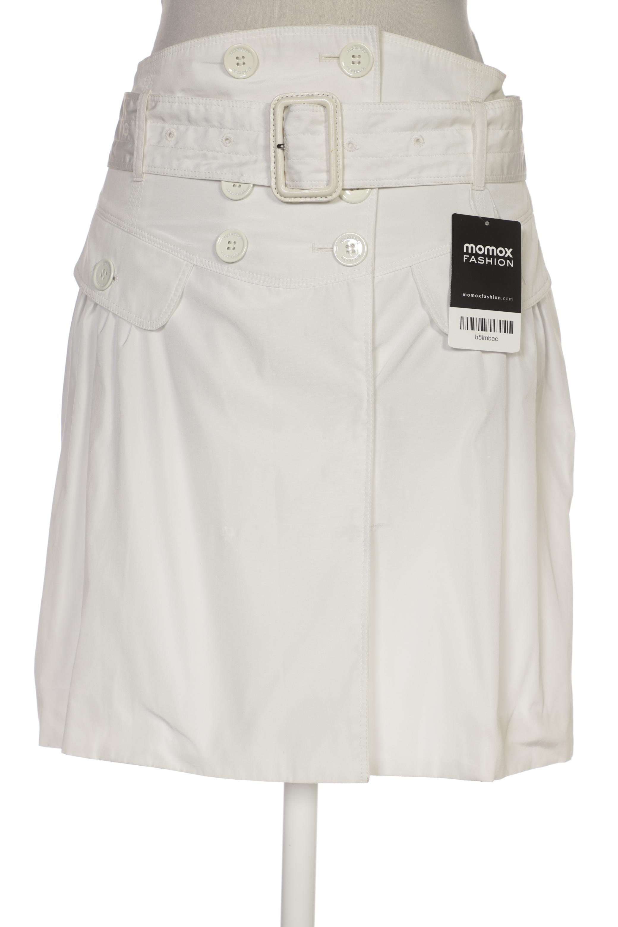 

Burberry Damen Rock, weiß, Gr. 34