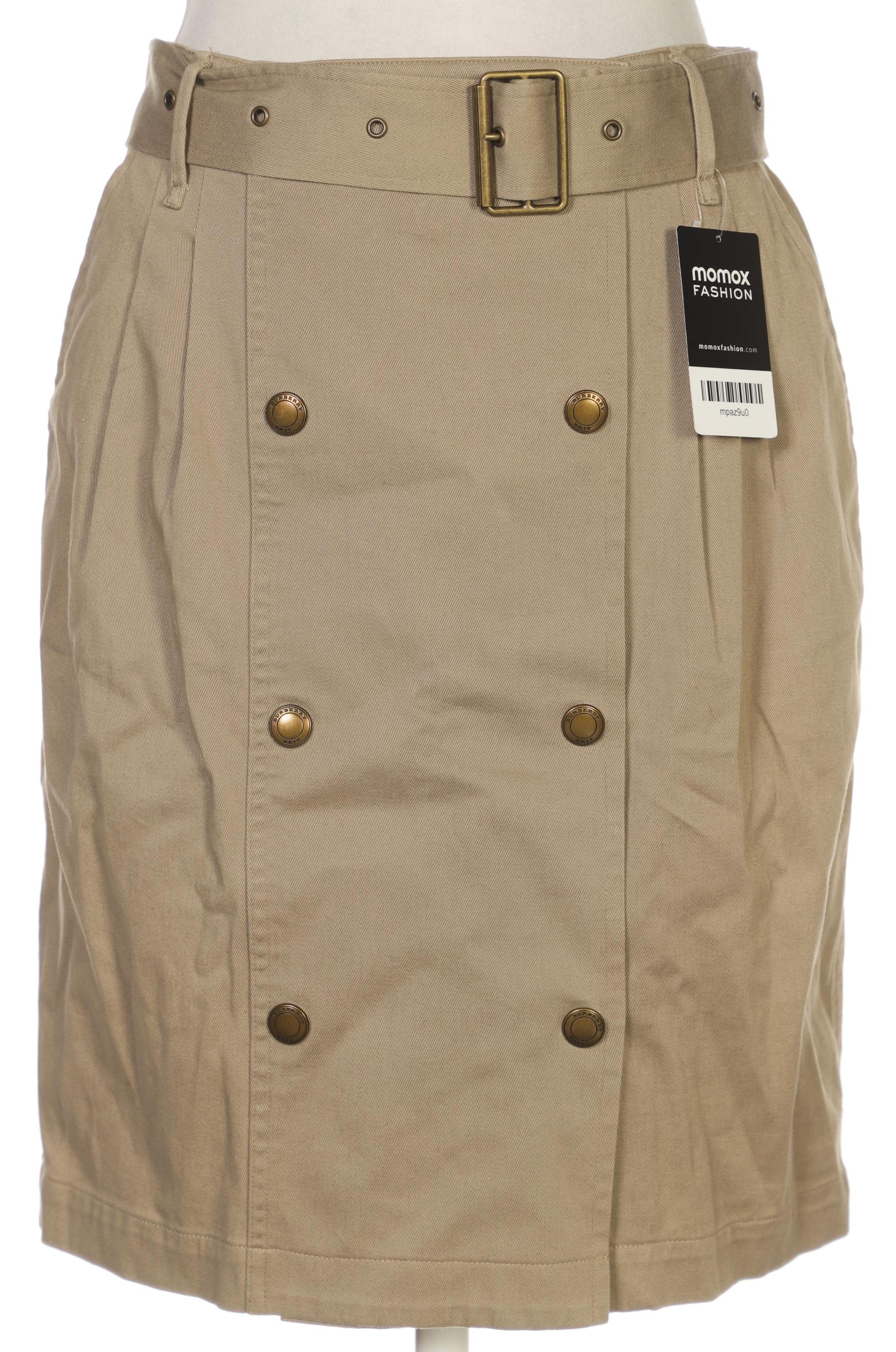 

Burberry Damen Rock, beige, Gr. 38