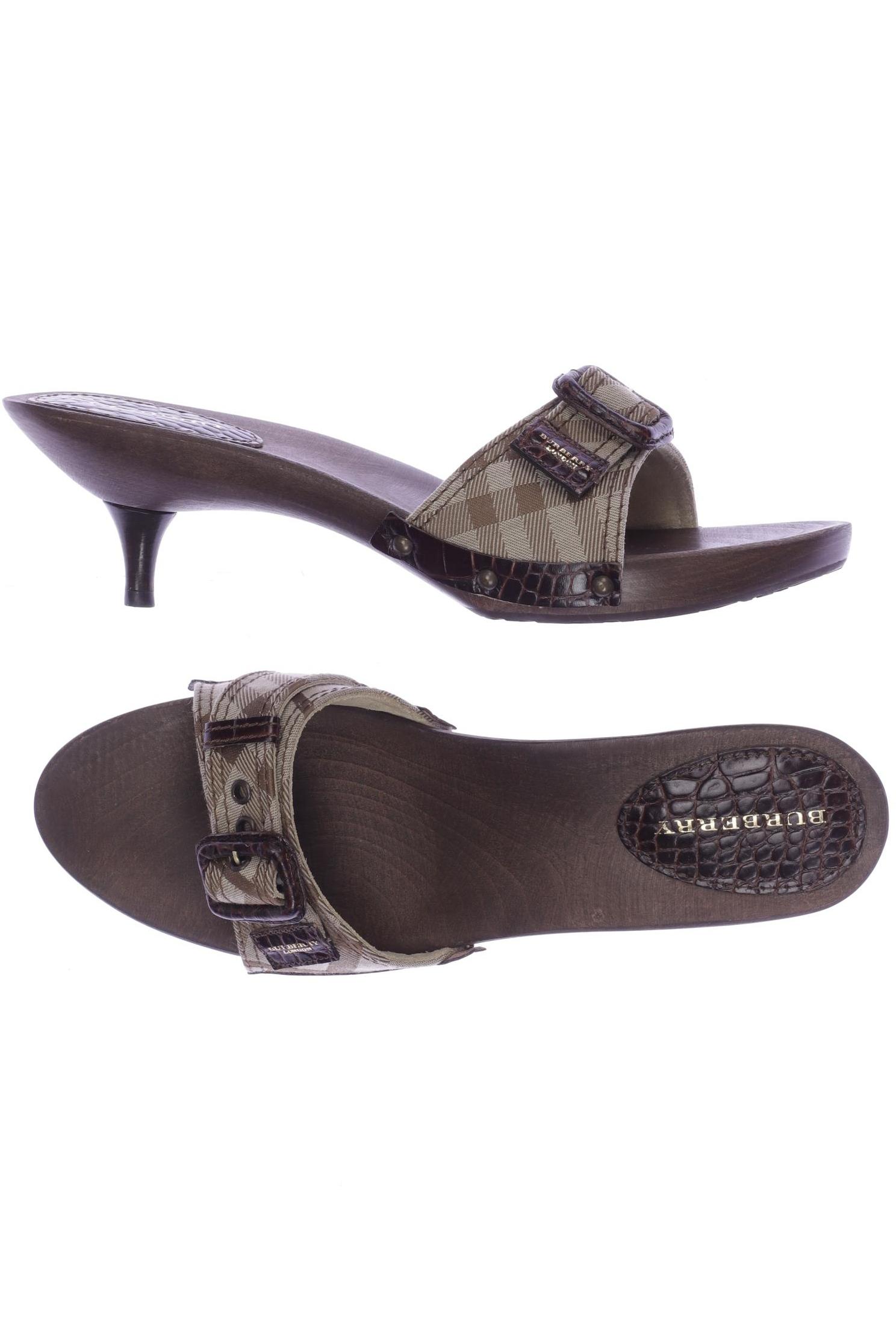

Burberry Damen Sandale, beige, Gr. 40