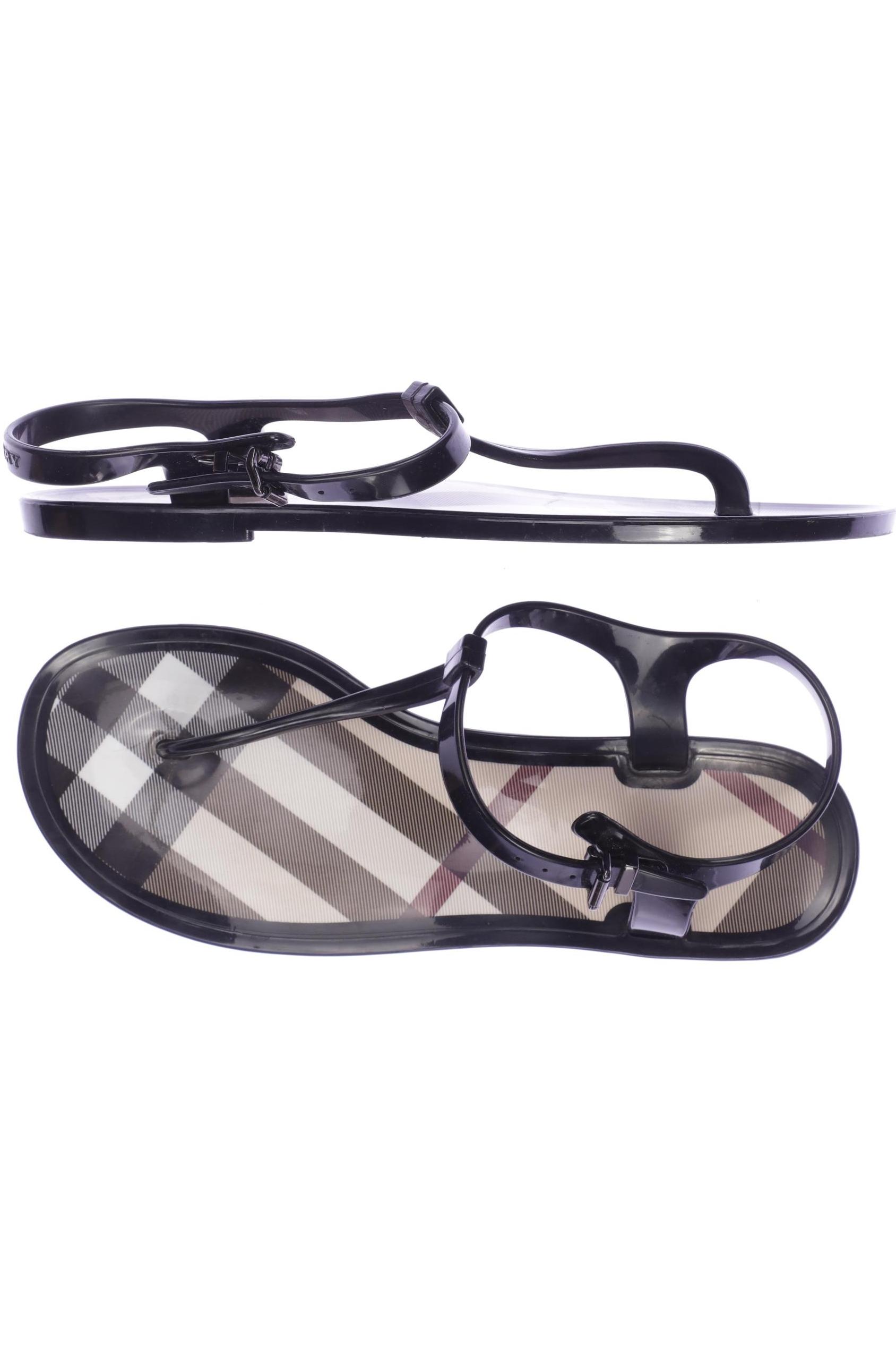 

Burberry Damen Sandale, schwarz, Gr. 38
