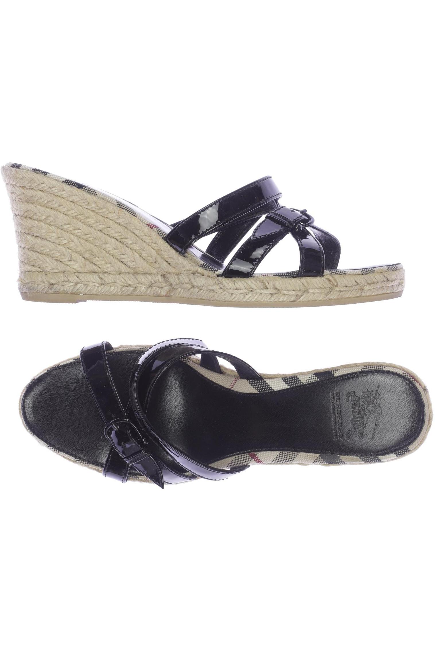 

Burberry Damen Sandale, schwarz, Gr. 40