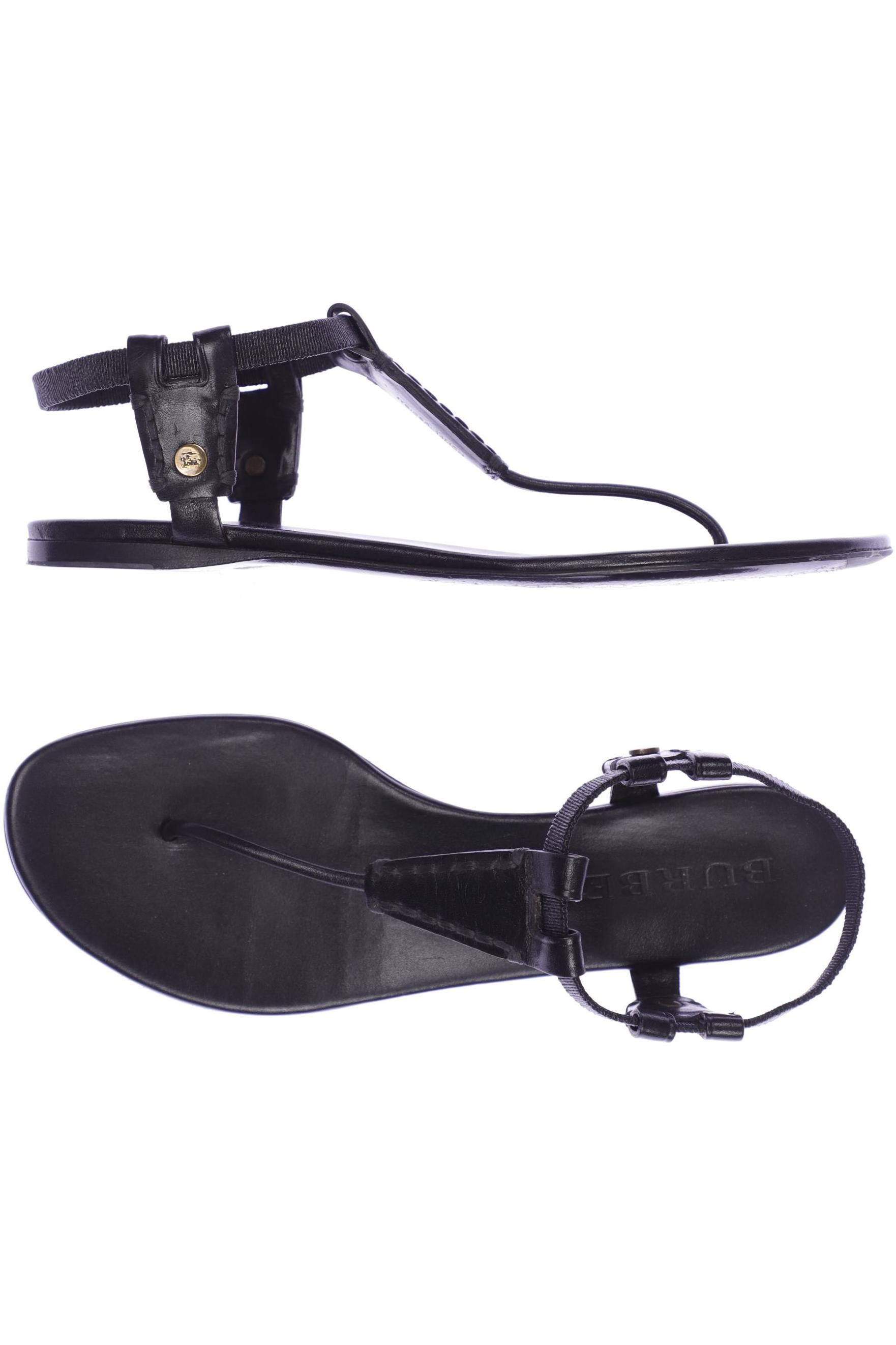 

Burberry Damen Sandale, schwarz, Gr. 41