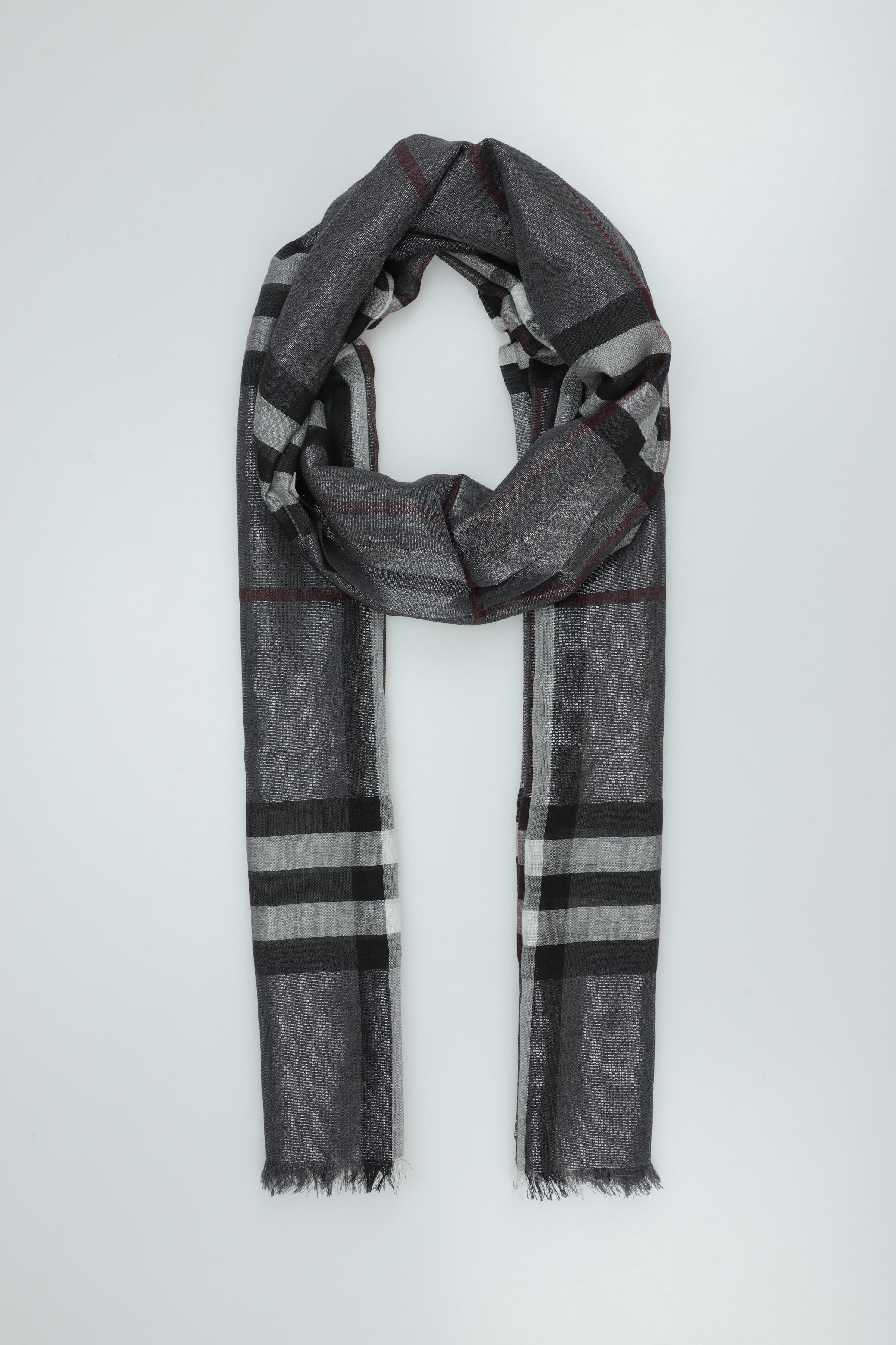 

Burberry Damen Schal, grau, Gr.