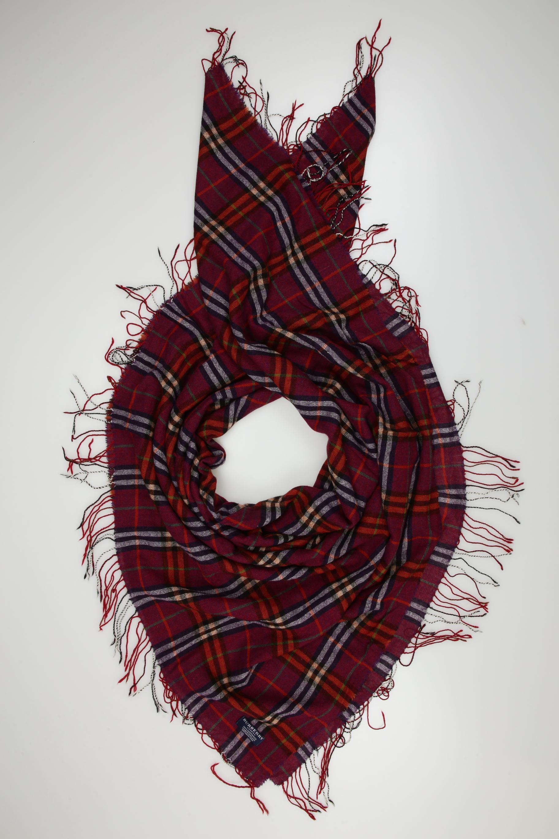 

Burberry Damen Schal, bordeaux, Gr.