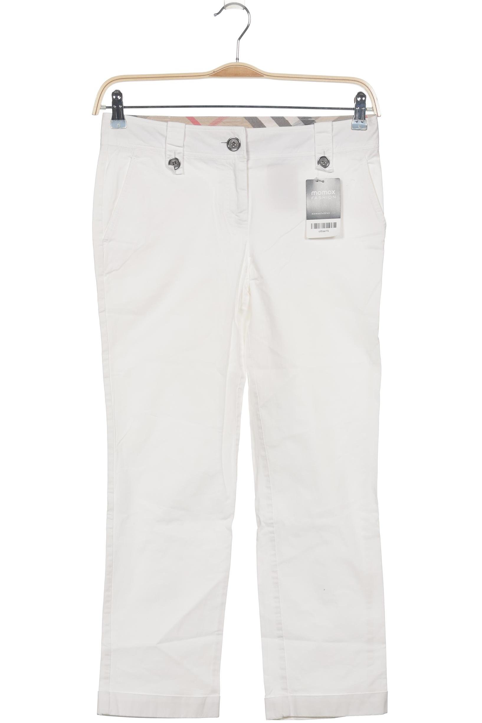 

Burberry Damen Stoffhose, weiß, Gr. 36