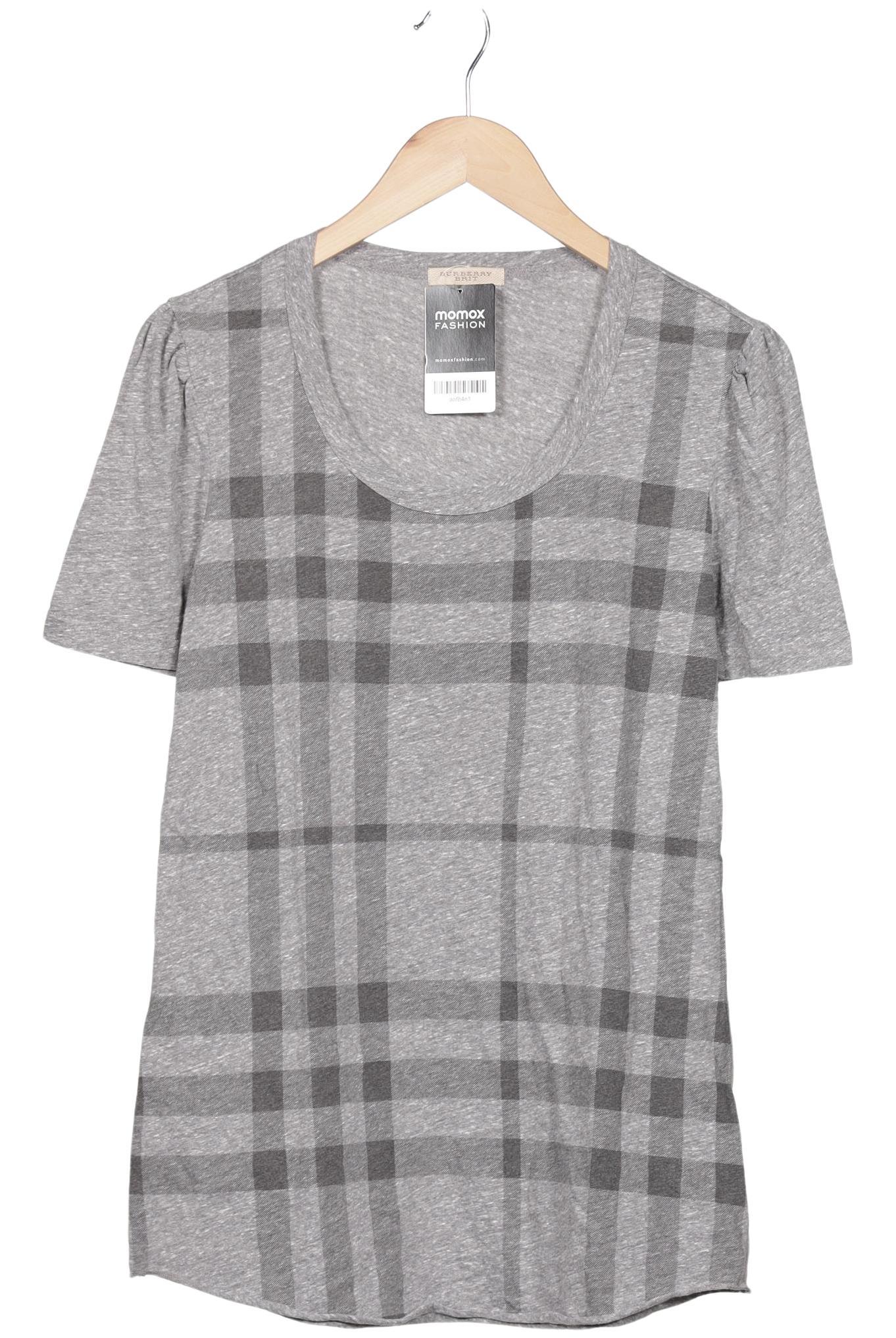 

Burberry Damen T-Shirt, grau, Gr. 42