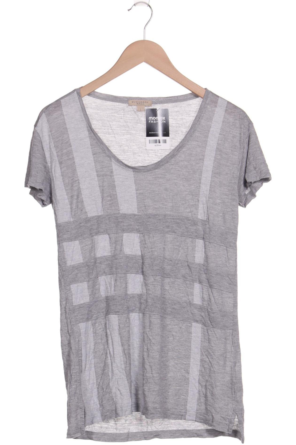 

Burberry Damen T-Shirt, grau, Gr. 36
