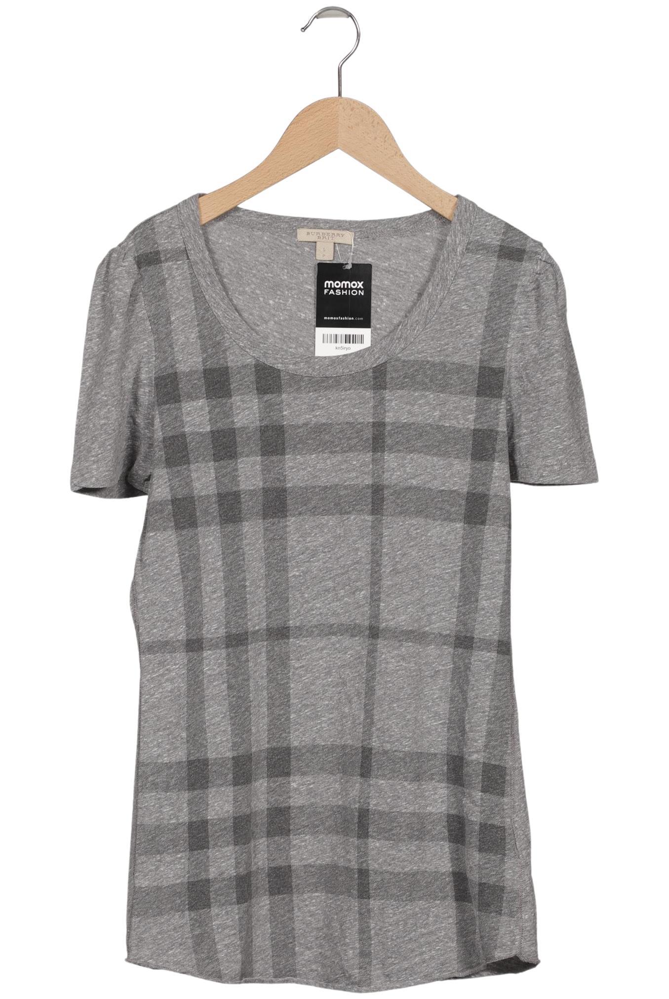 

Burberry Damen T-Shirt, grau, Gr. 36