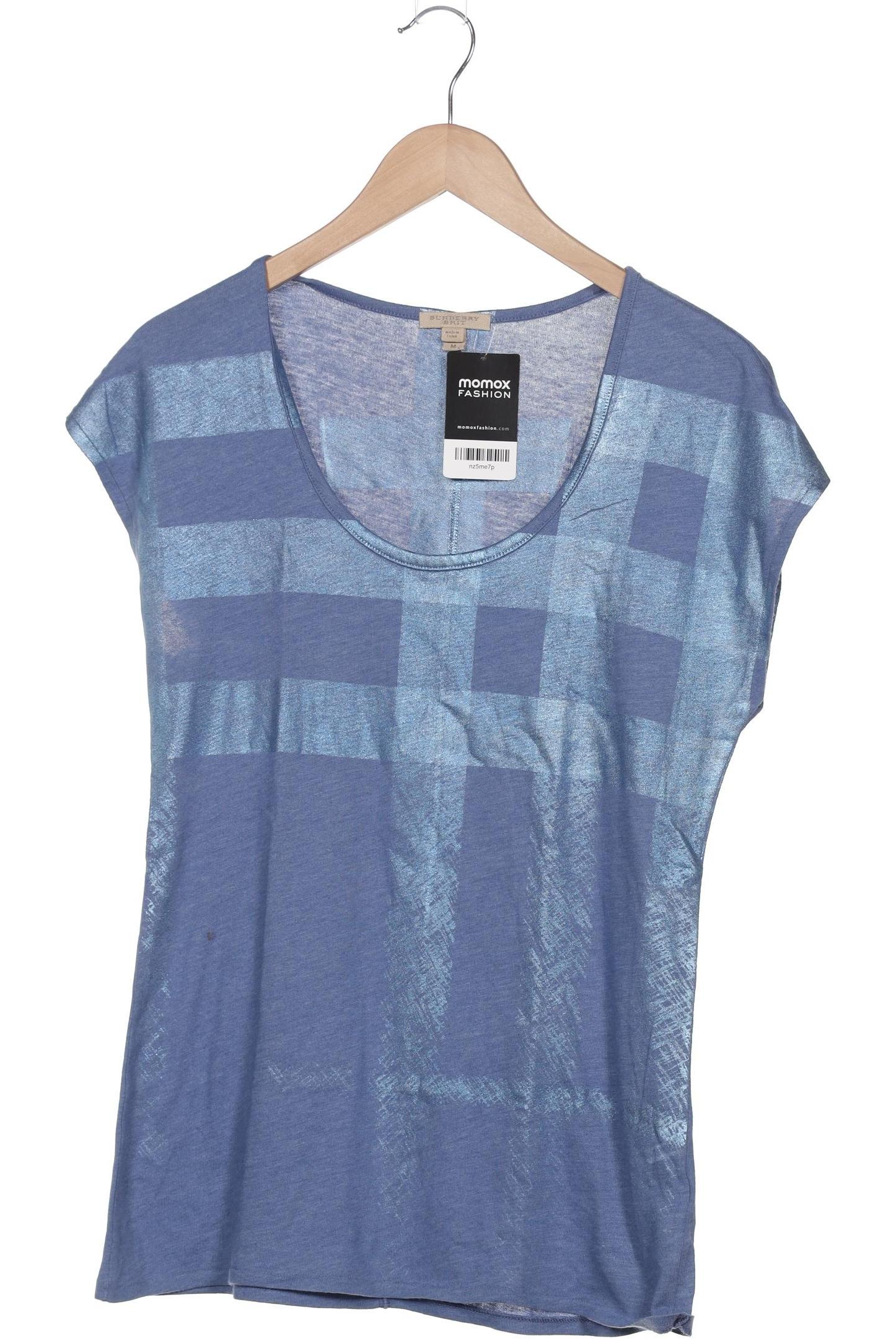

Burberry Damen T-Shirt, blau, Gr. 38