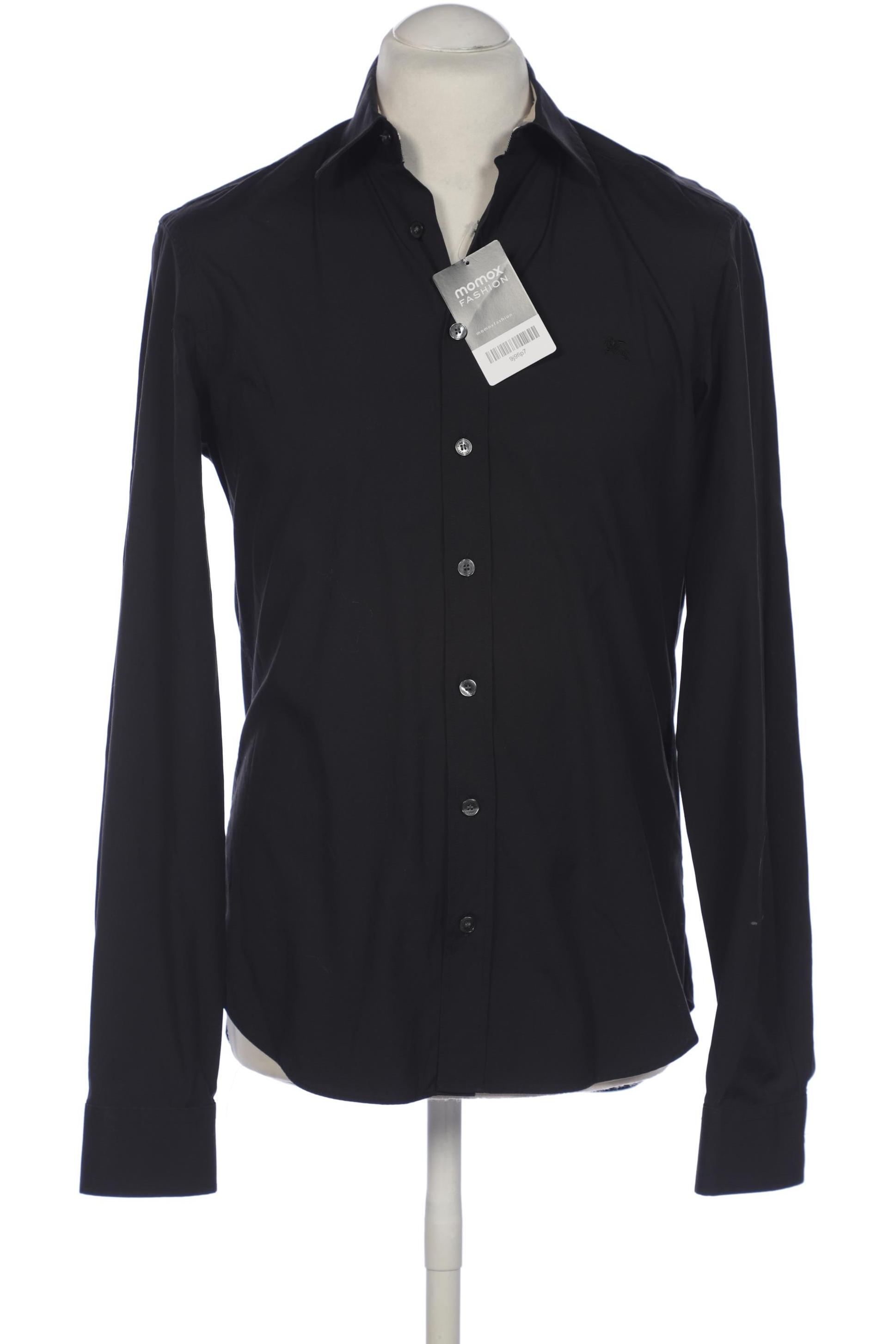 

Burberry Herren Hemd, schwarz, Gr. 48