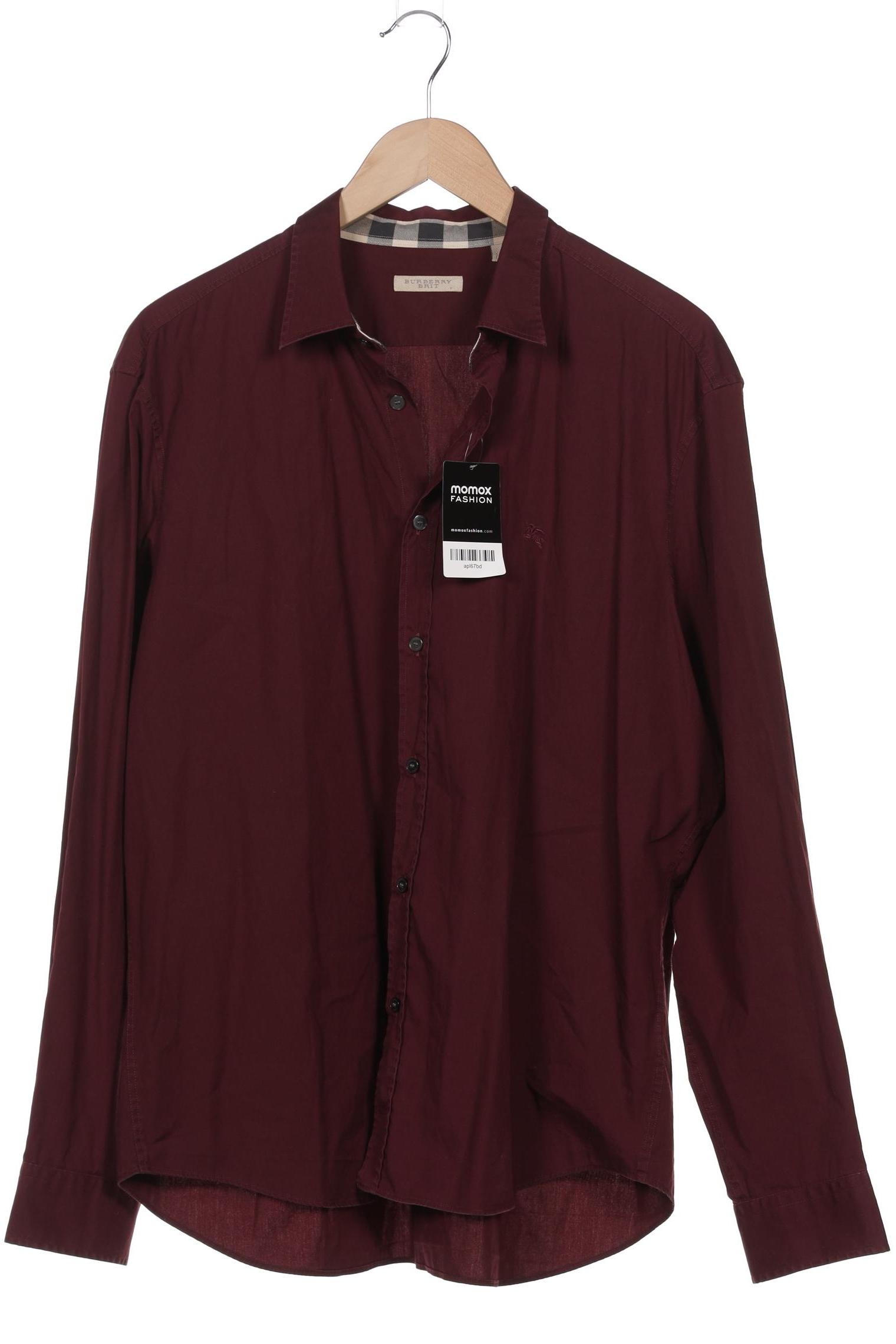

Burberry Herren Hemd, bordeaux, Gr. 58