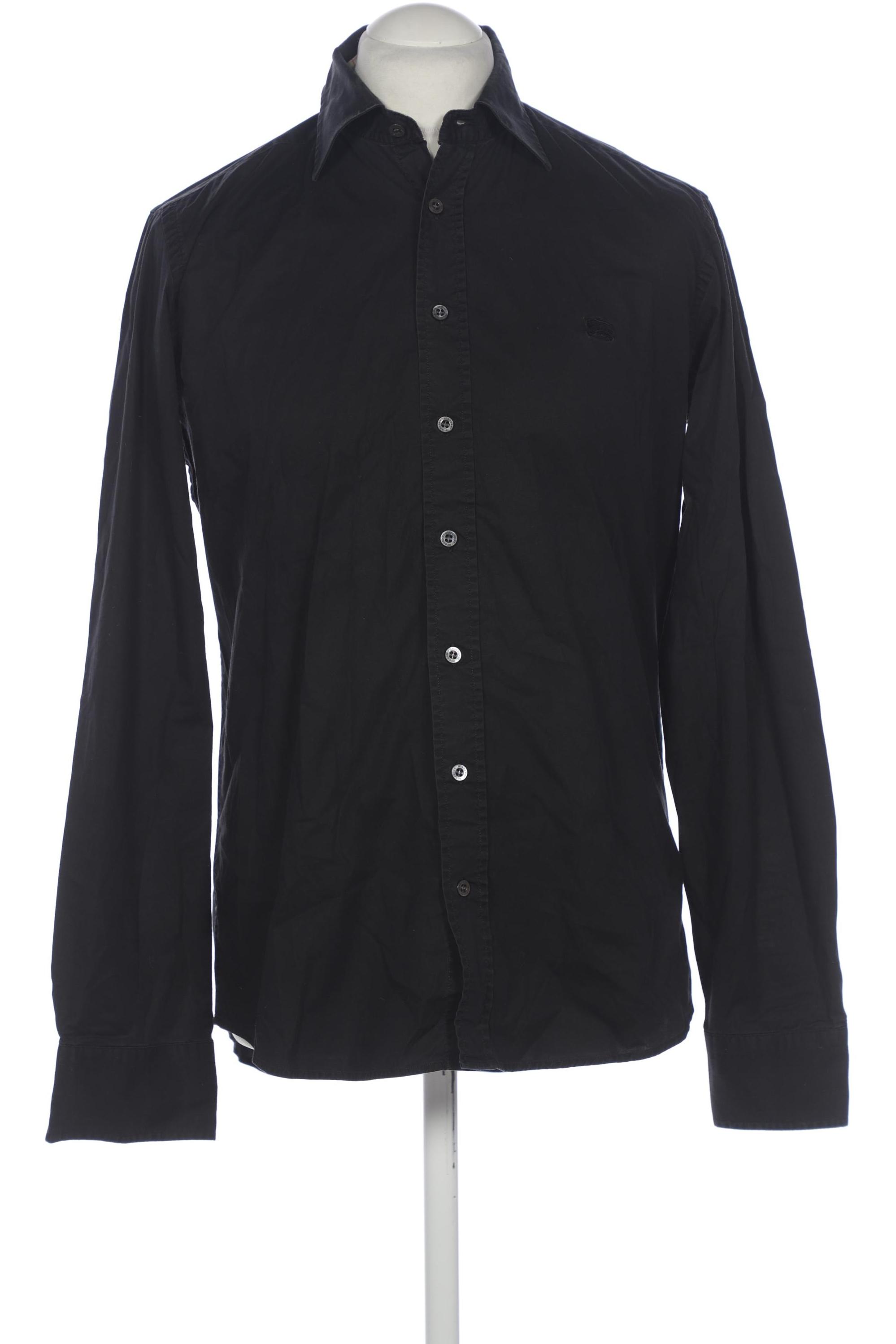 

Burberry Herren Hemd, schwarz, Gr. 48