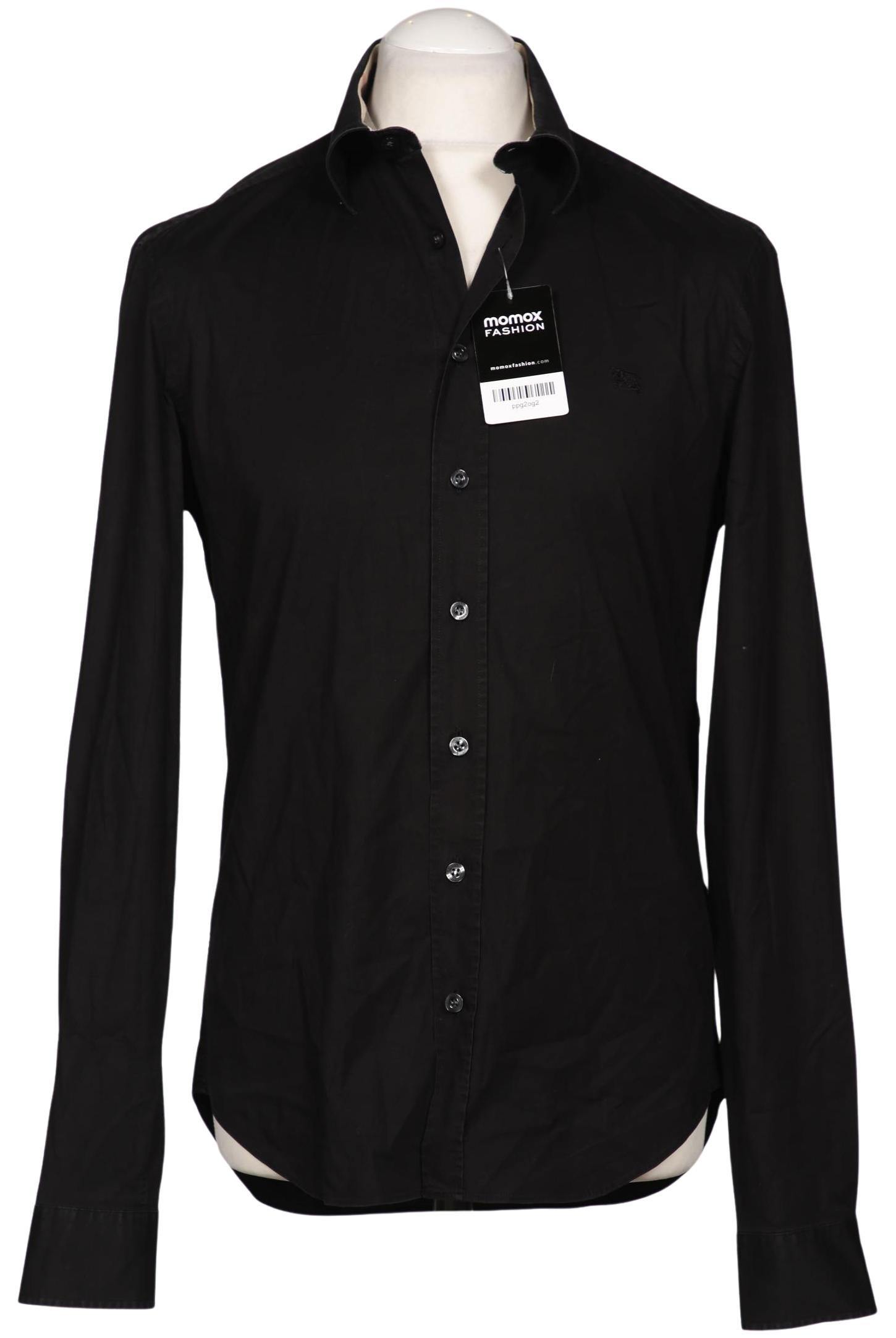 

Burberry Herren Hemd, schwarz, Gr. 48