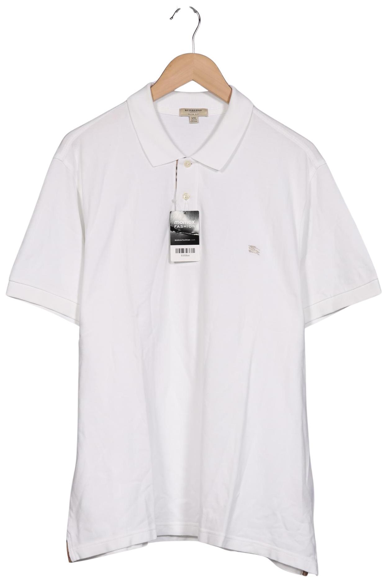 Thumbnail - Burberry Herren Poloshirt, weiß, Gr. 56