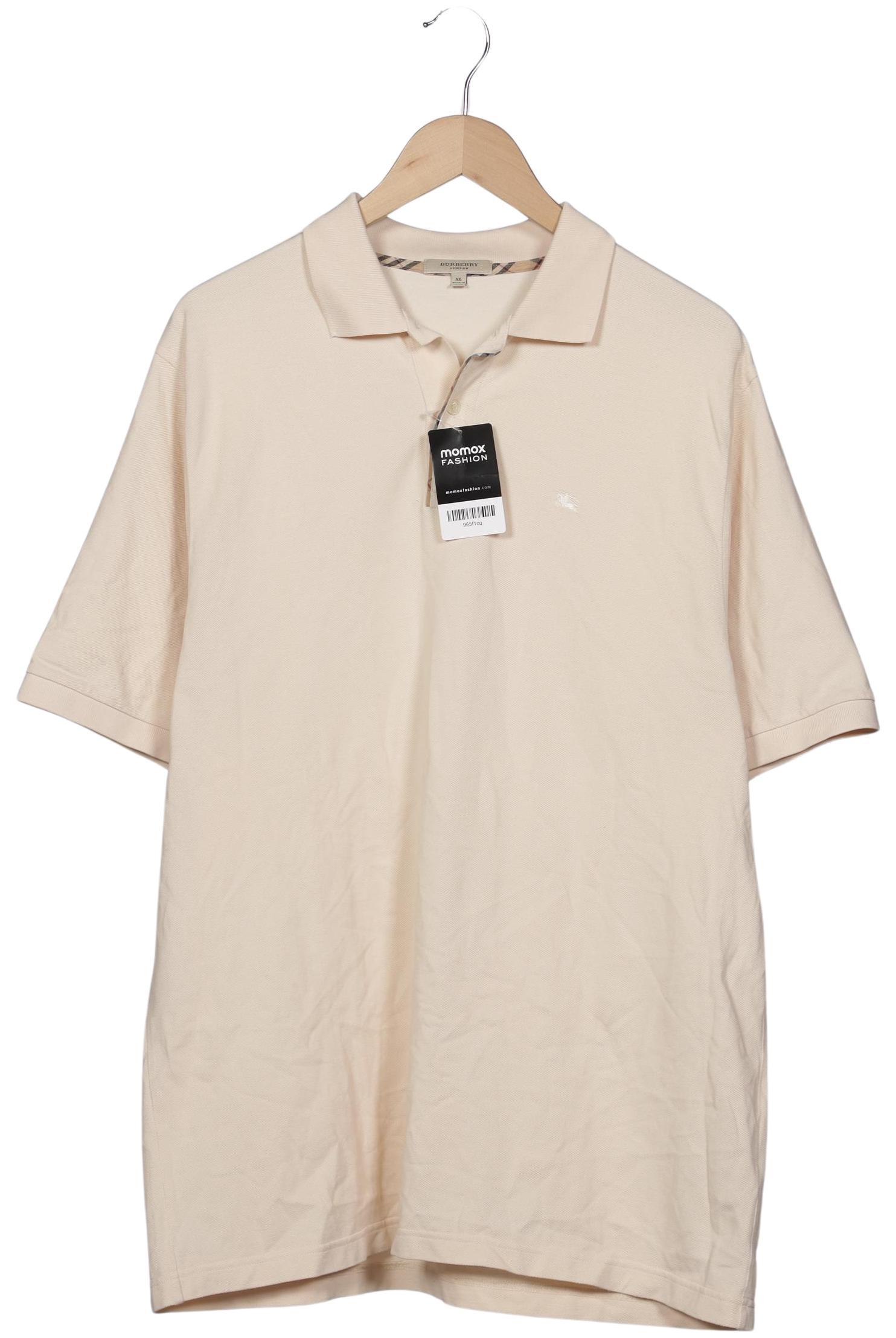 

Burberry Herren Poloshirt, cremeweiß, Gr. 54