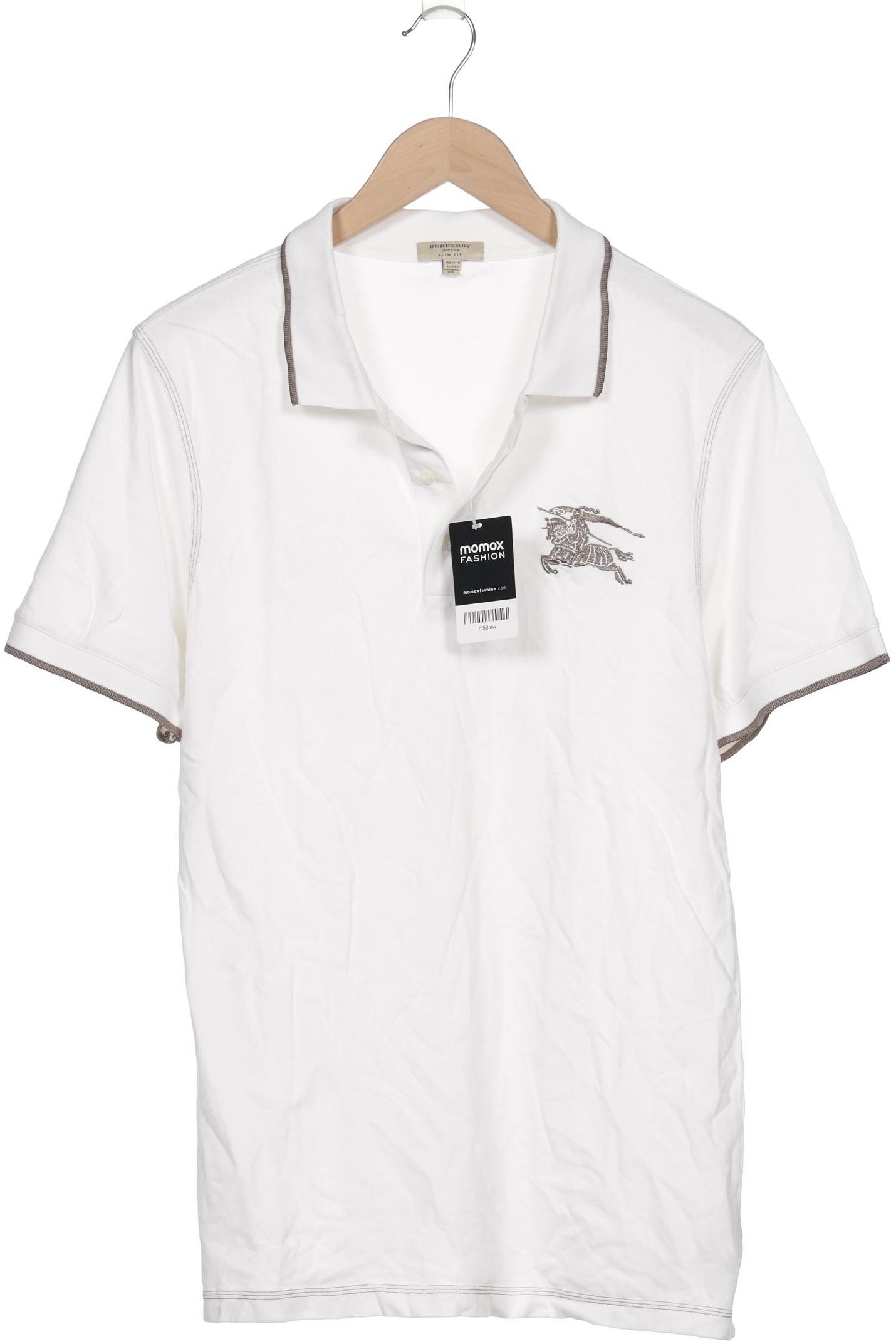 

Burberry Herren Poloshirt, weiß, Gr. 54