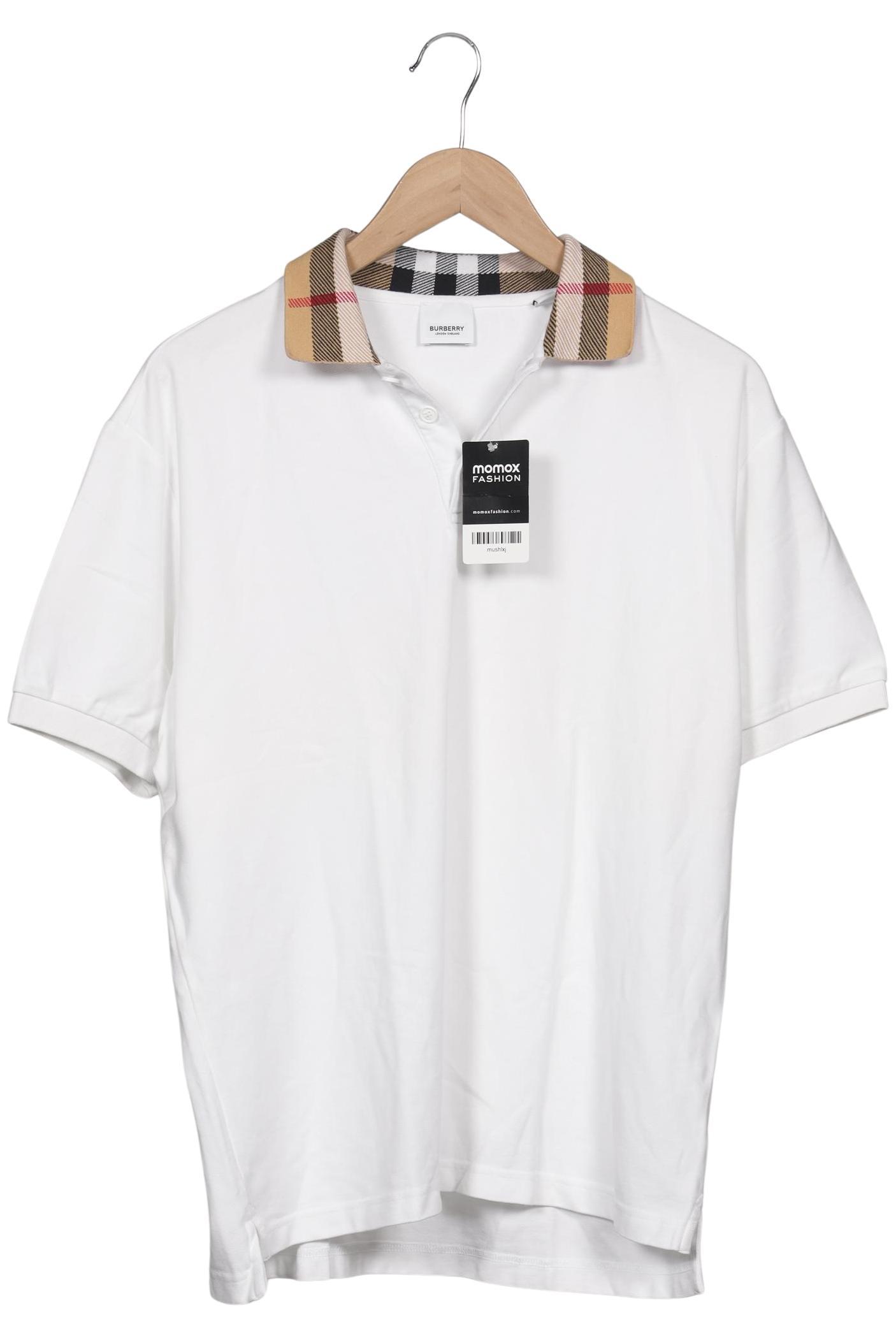 

Burberry Herren Poloshirt, weiß, Gr. 54