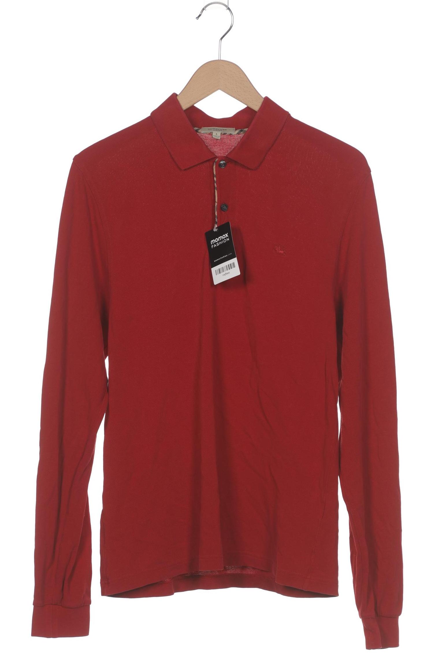 

Burberry Herren Poloshirt, bordeaux, Gr. 52