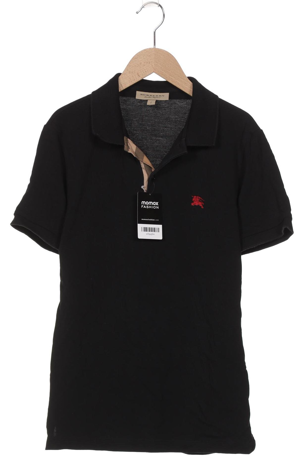 

Burberry Herren Poloshirt, schwarz, Gr. 46