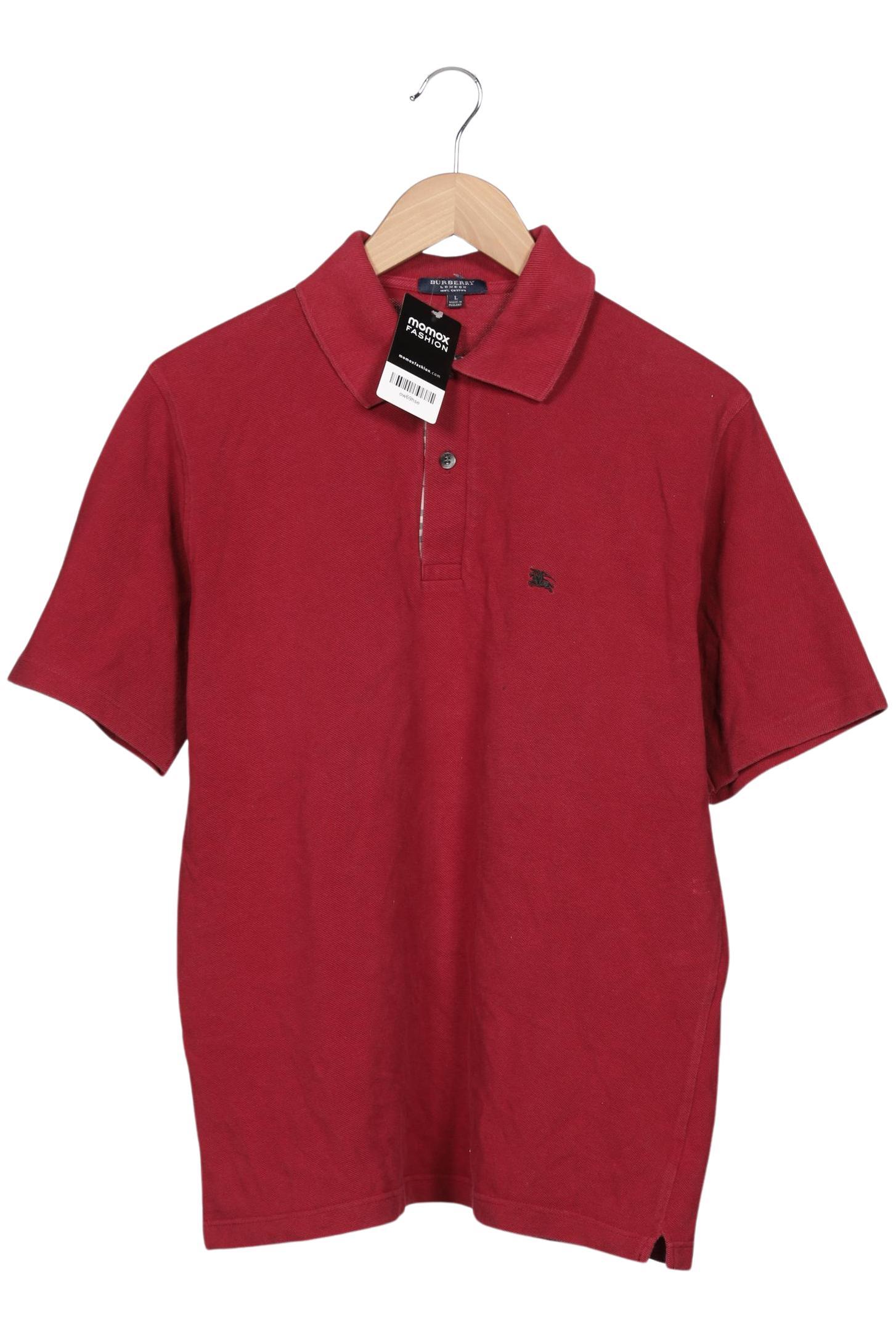 

Burberry Herren Poloshirt, bordeaux, Gr. 52