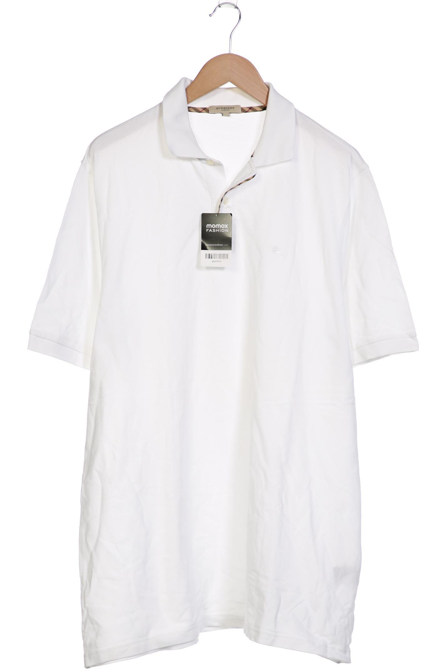 

Burberry Herren Poloshirt, weiß, Gr. 56