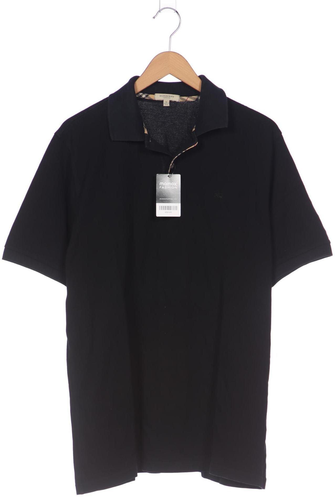 

Burberry Herren Poloshirt, schwarz, Gr. 52