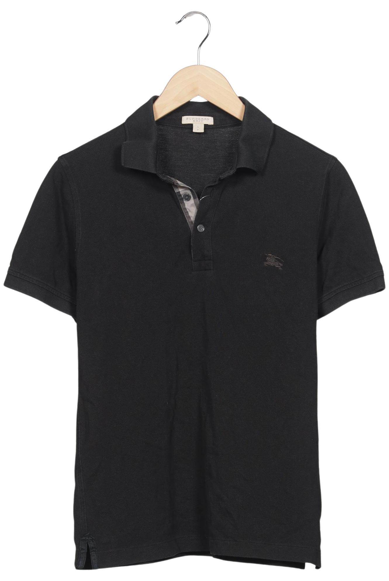 Thumbnail - Burberry Herren Poloshirt, schwarz, Gr. 46