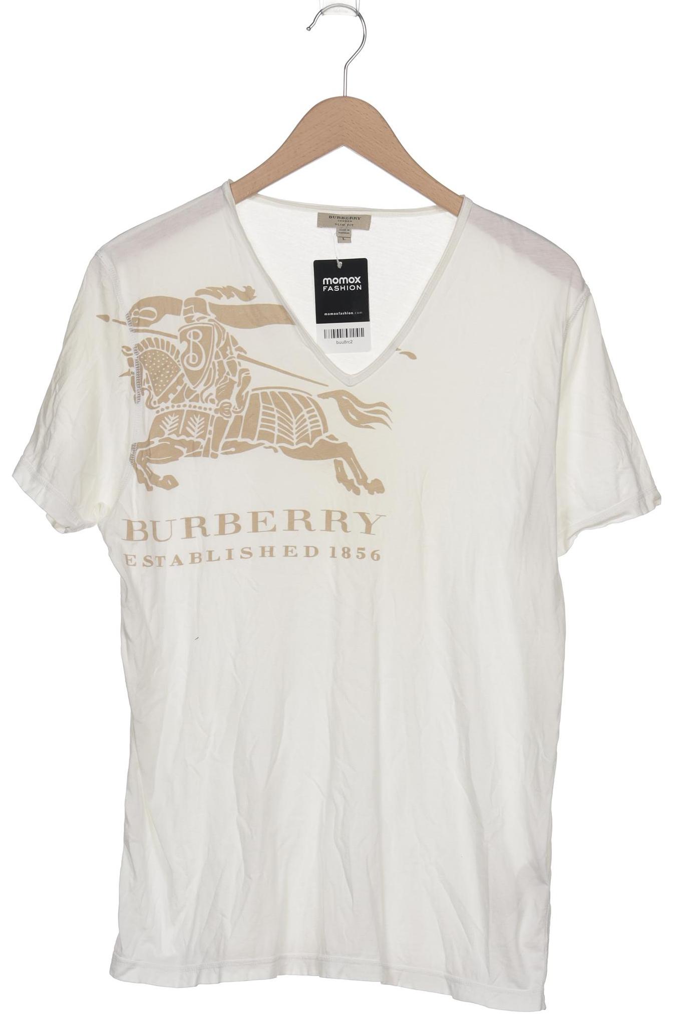 

Burberry Herren T-Shirt, cremeweiß, Gr. 52