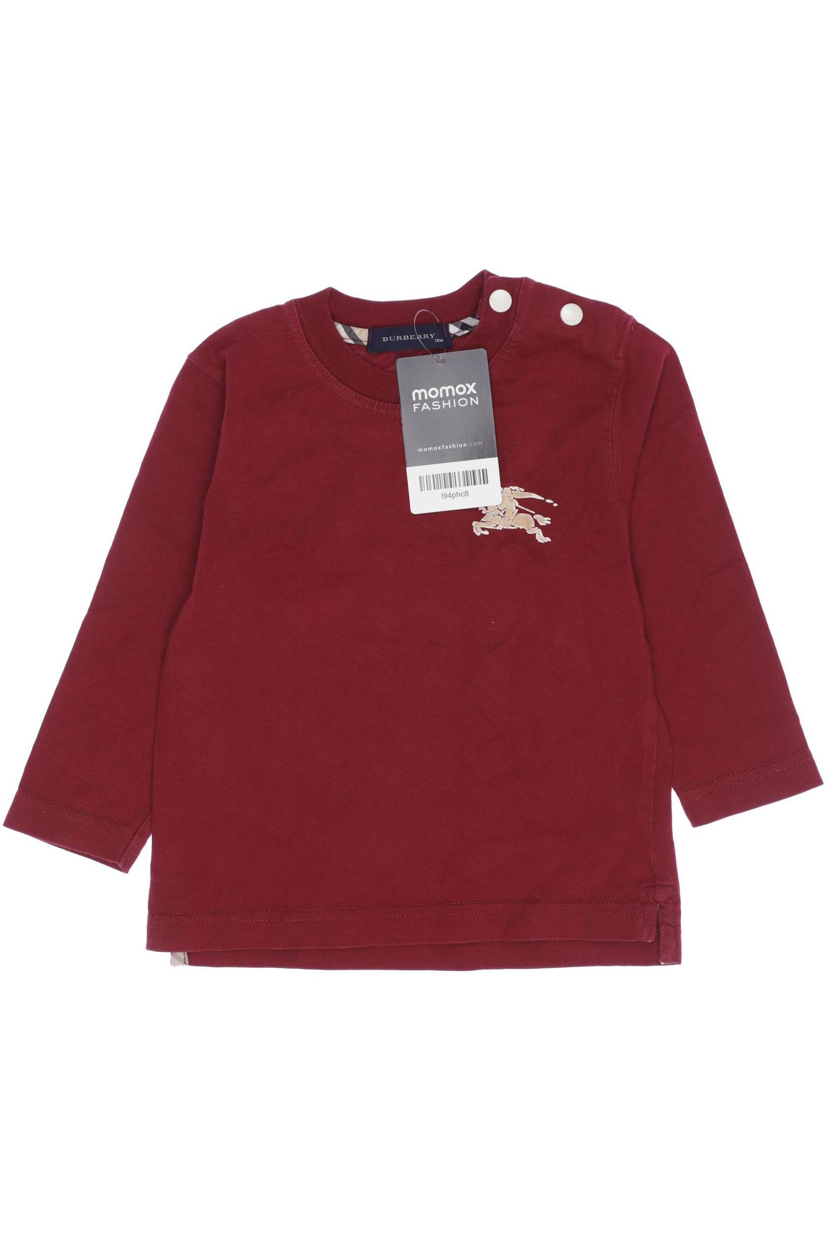 

Burberry Herren Langarmshirt, bordeaux, Gr. 92