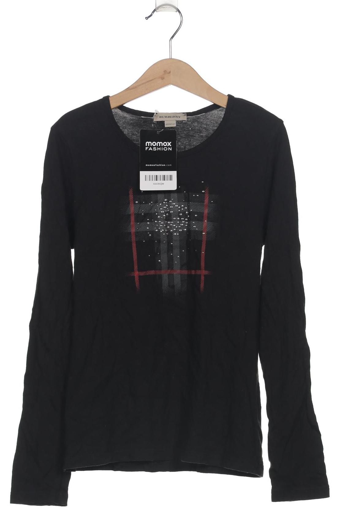

Burberry Damen Langarmshirt, schwarz, Gr. 152