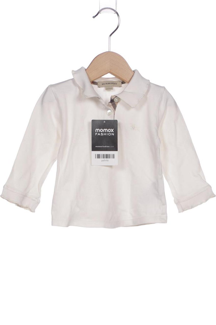 

Burberry Damen Poloshirt, cremeweiß, Gr. 74