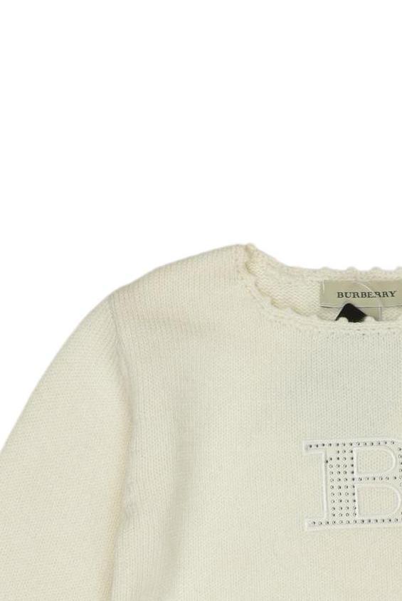 Thumbnail - Burberry Mädchen Pullover, cremeweiß, Gr. 86