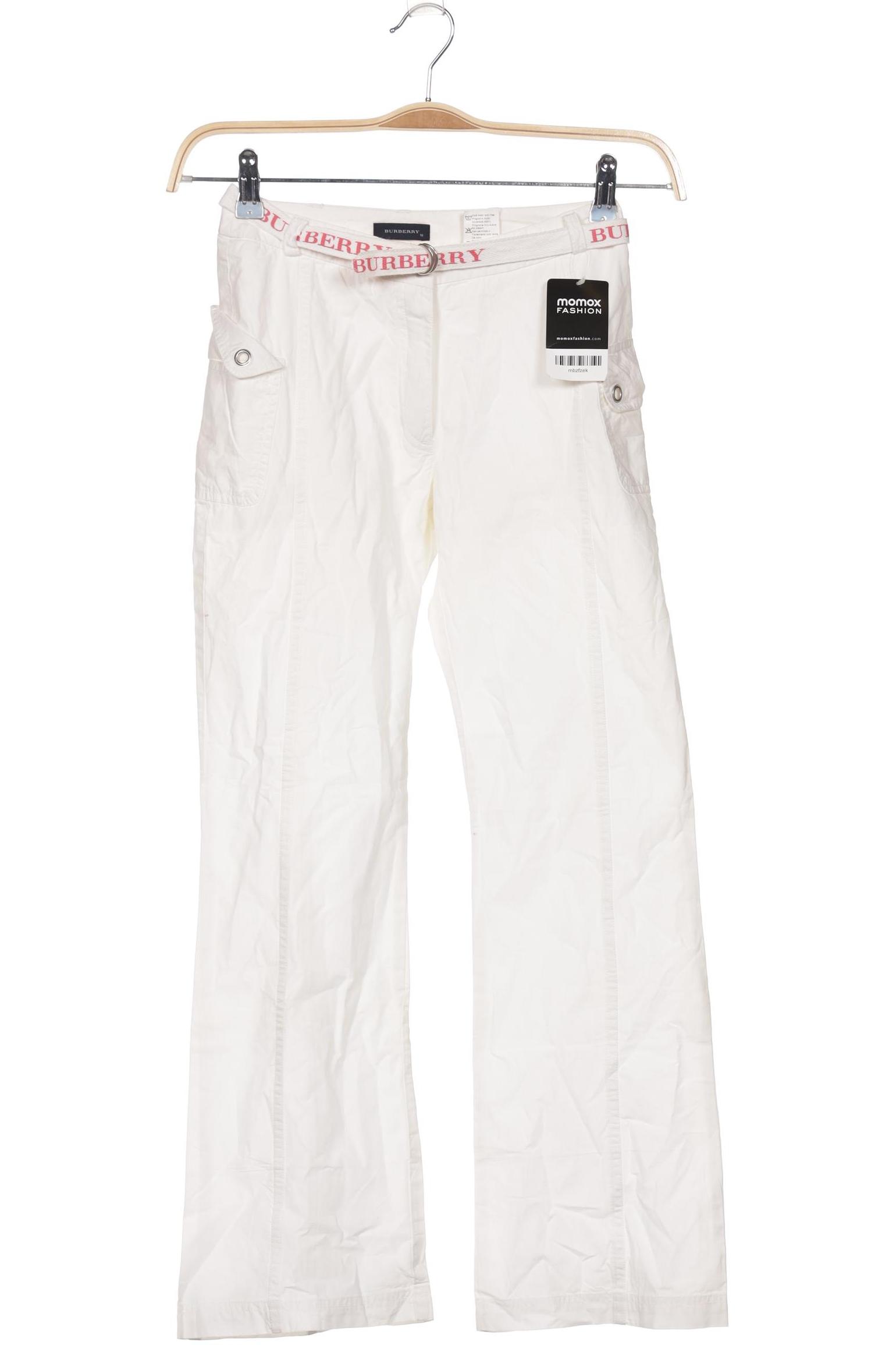 

Burberry Damen Stoffhose, weiß, Gr. 152