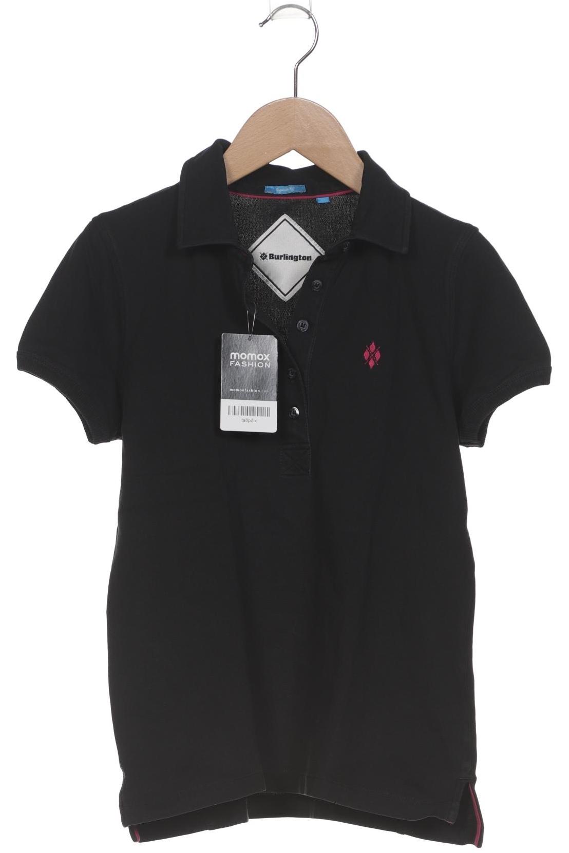 

Burlington Damen Poloshirt, schwarz, Gr. 38