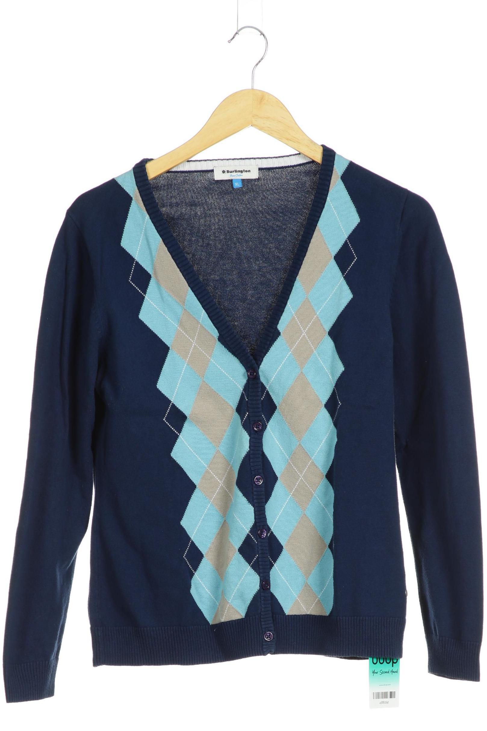 

Burlington Damen Strickjacke, blau, Gr.