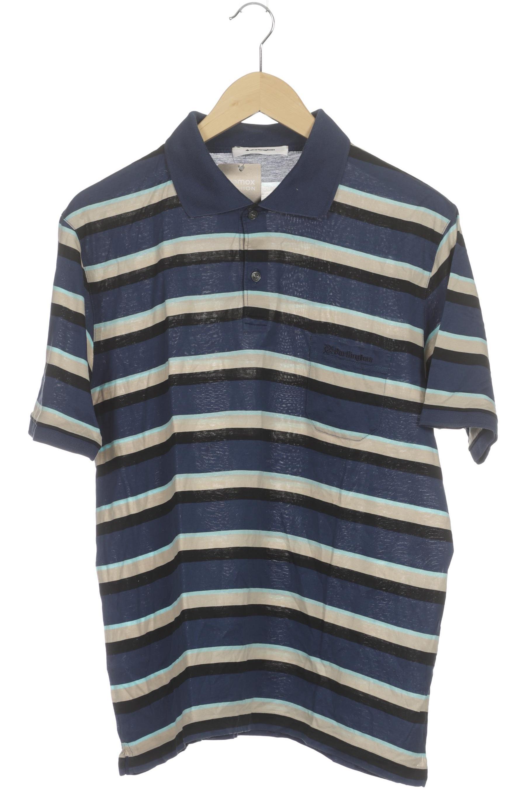 Thumbnail - Burlington Herren Poloshirt, blau, Gr.