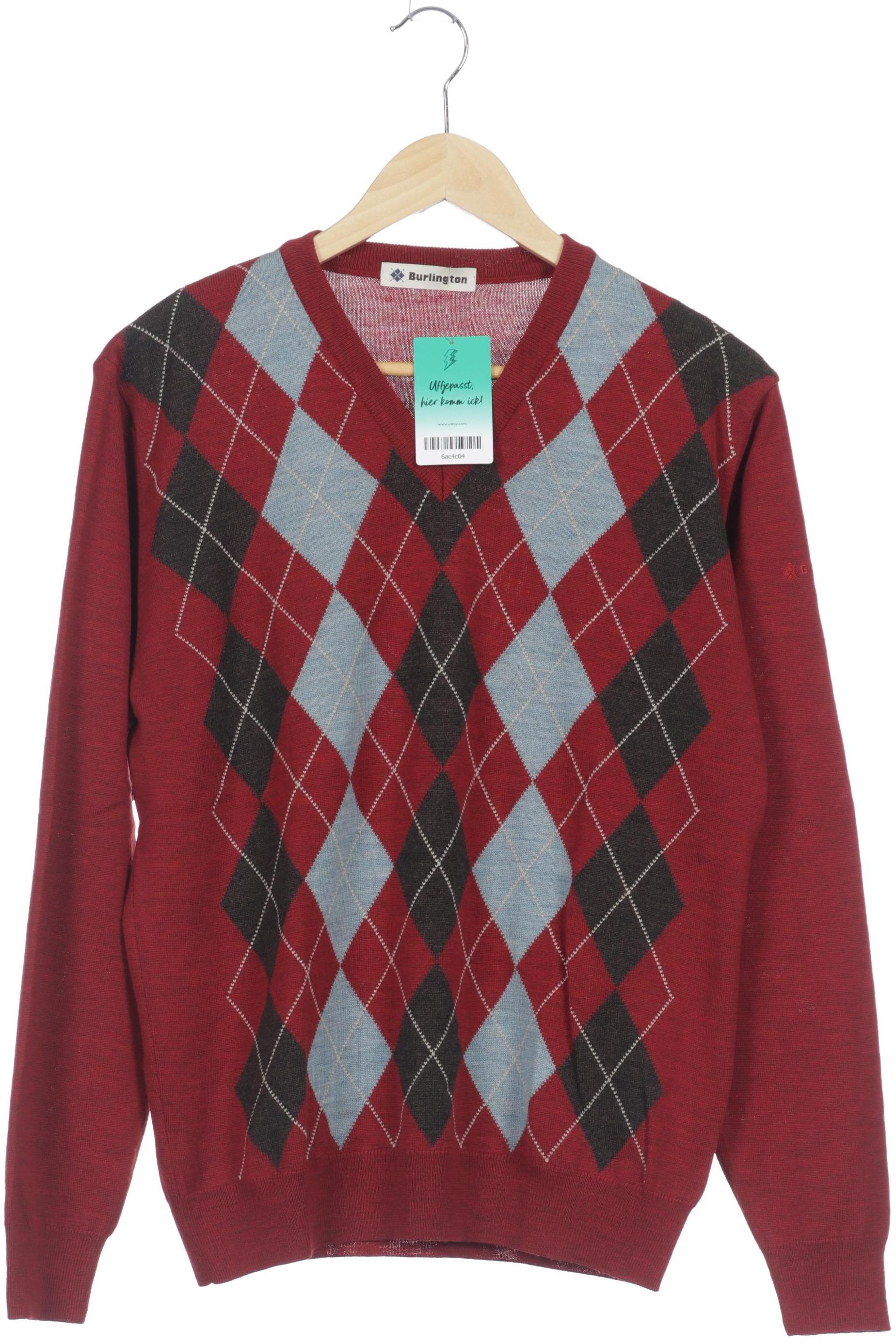 Thumbnail - Burlington Herren Pullover, rot, Gr. 48