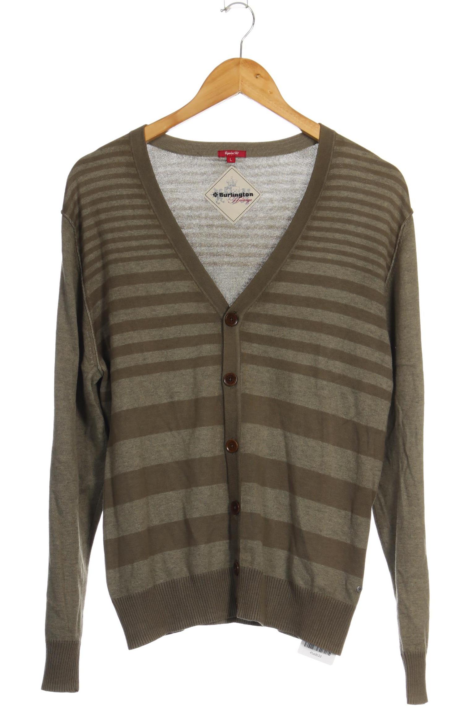 Thumbnail - Burlington Herren Strickjacke, grün, Gr.