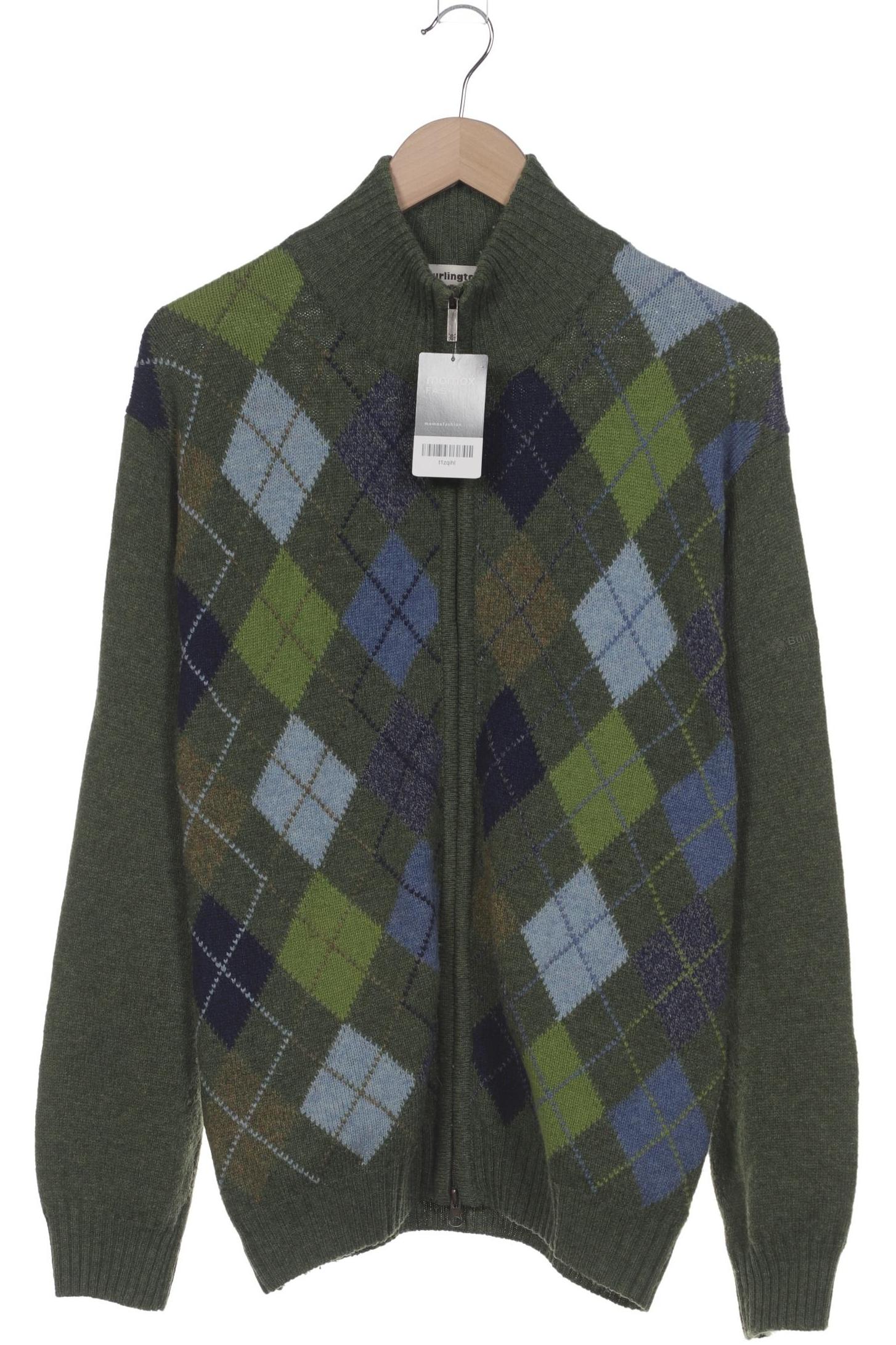 

Burlington Herren Strickjacke, grün, Gr. 50