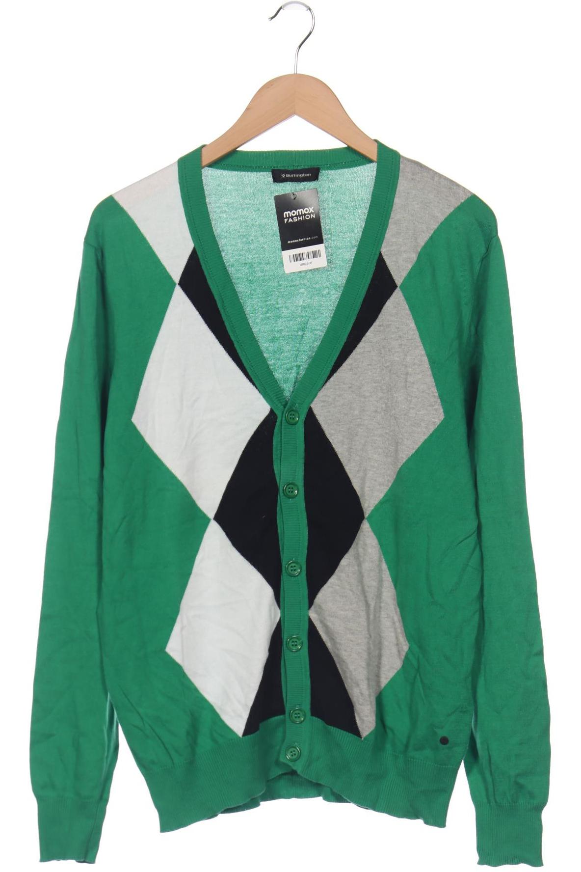 

Burlington Herren Strickjacke, grün, Gr. 54