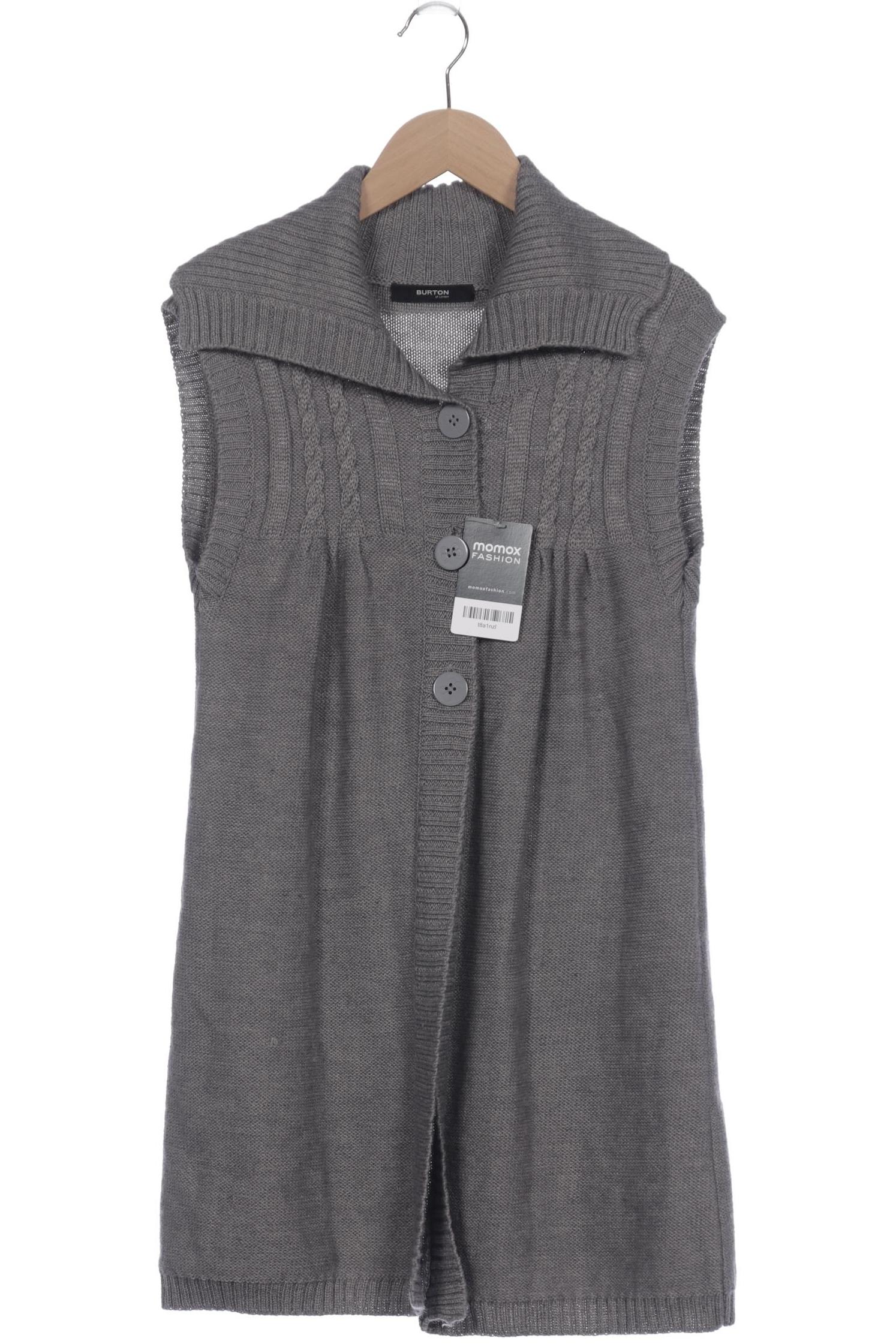 

Burton London Damen Strickjacke, grau, Gr. 38