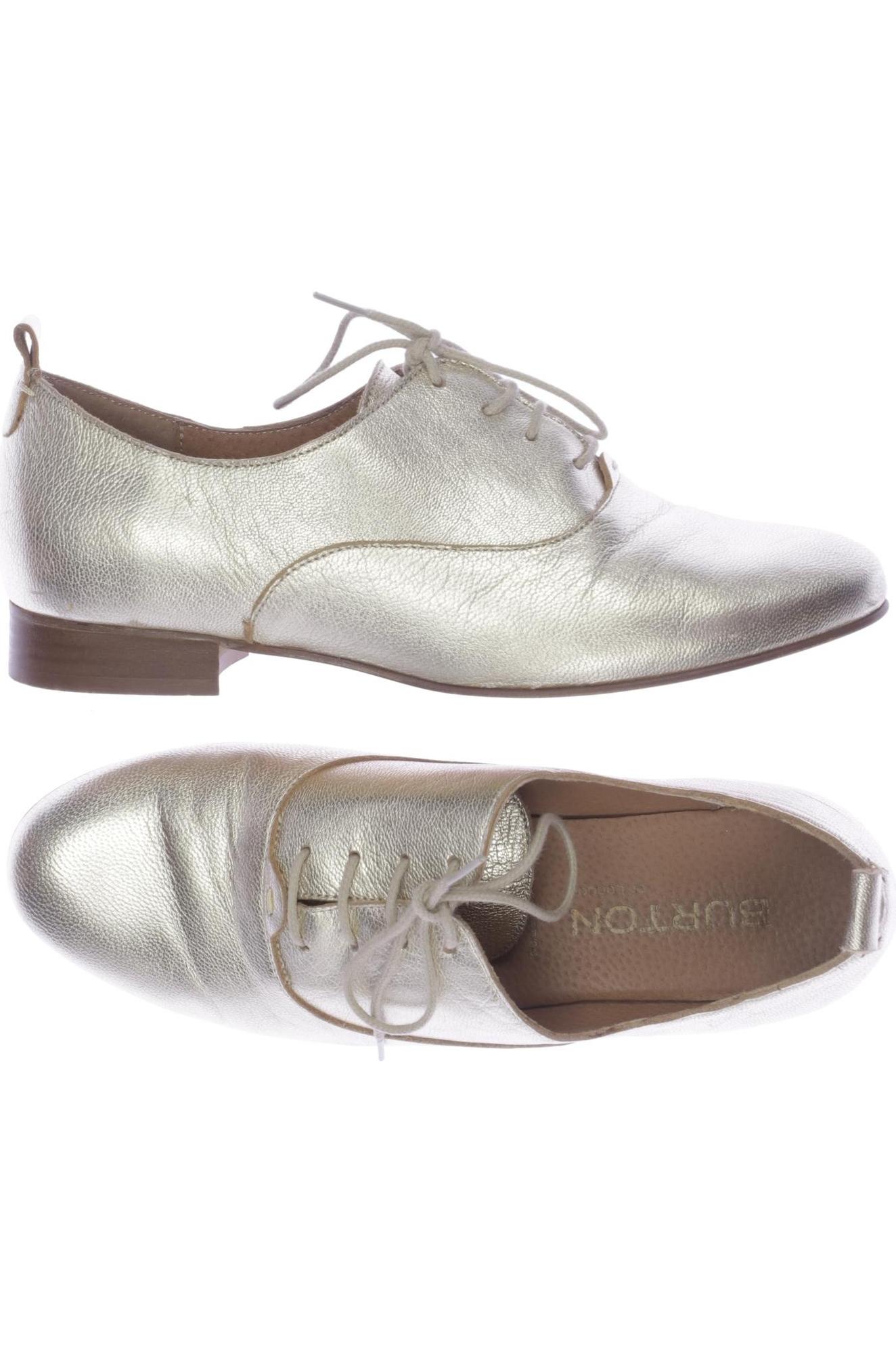 Thumbnail - Burton  London Damen Halbschuh, gold, Gr. 37