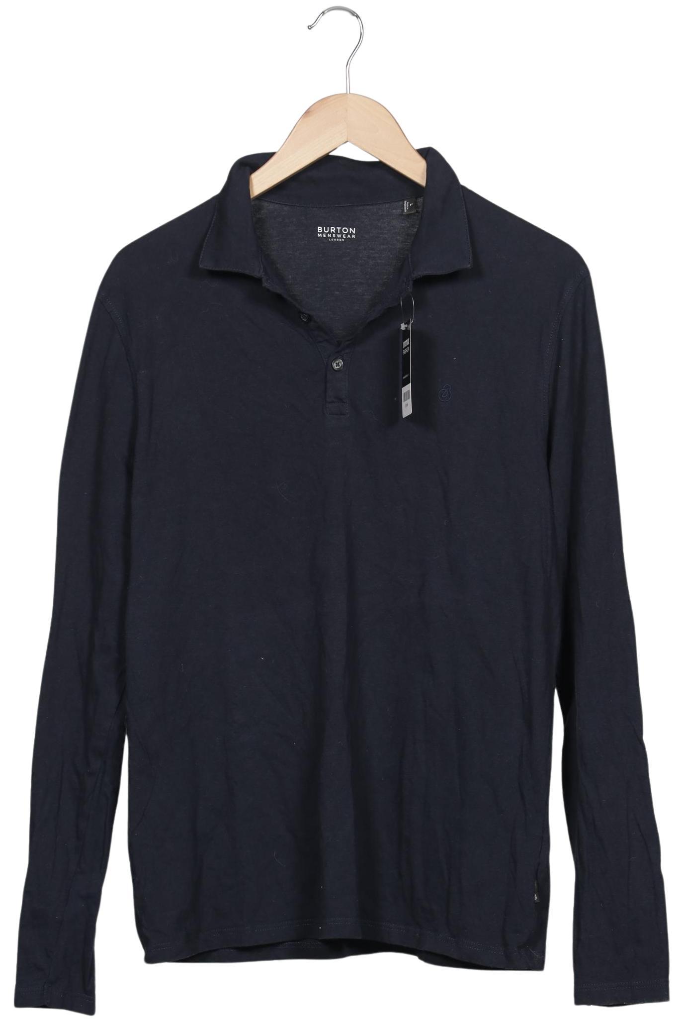 

Burton London Herren Langarmshirt, marineblau, Gr. 52