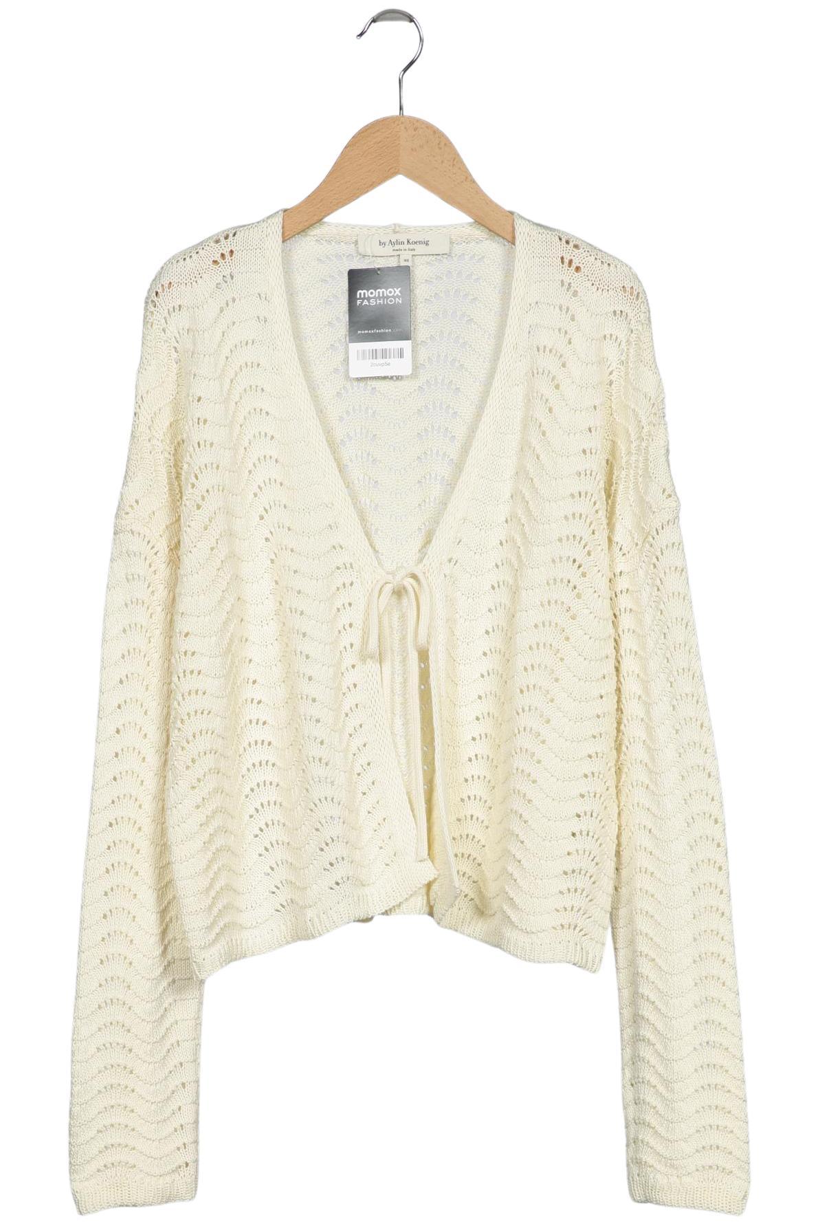 

By Aylin Koenig Damen Strickjacke, cremeweiß, Gr. 34