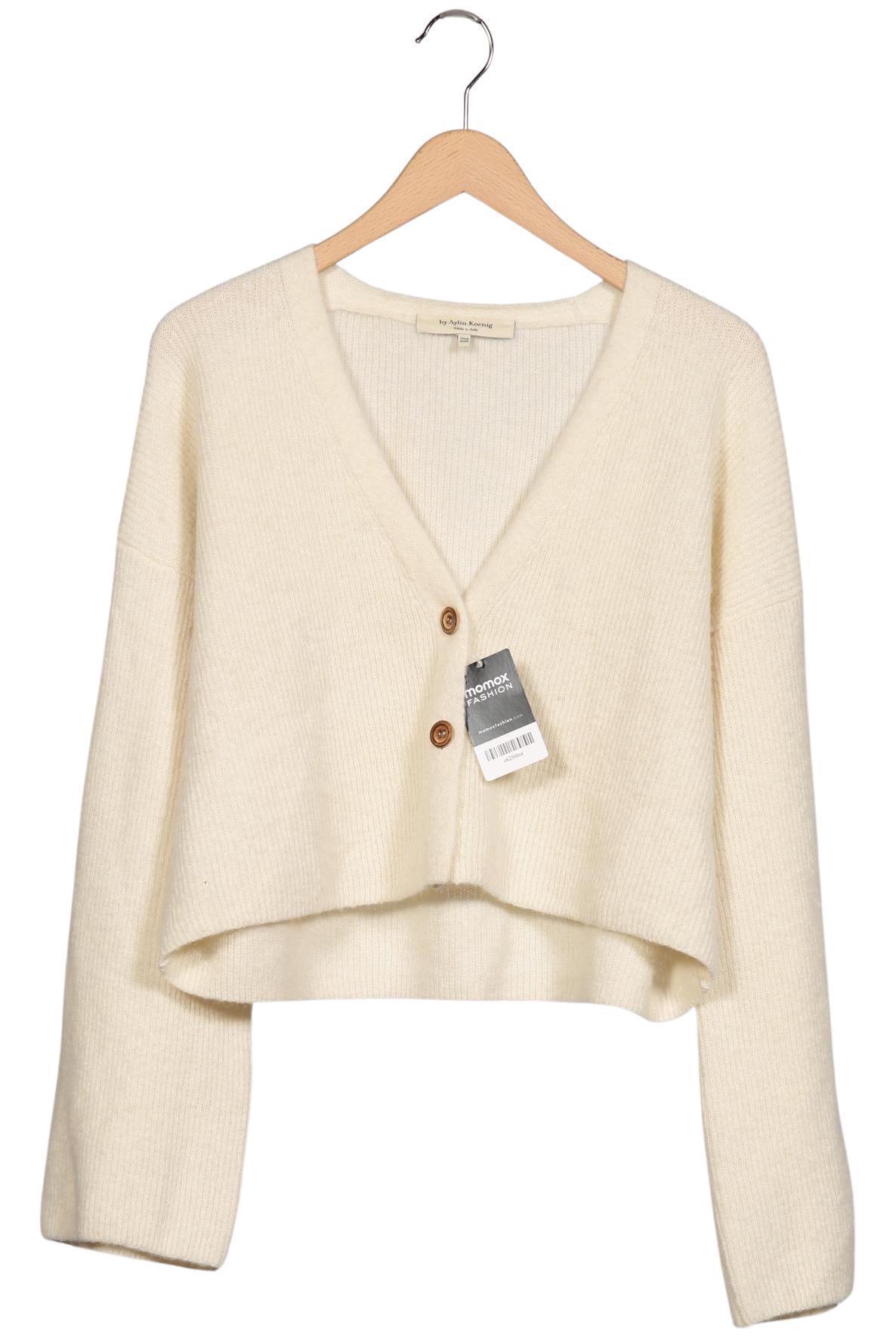 

By Aylin Koenig Damen Strickjacke, cremeweiß, Gr. uni