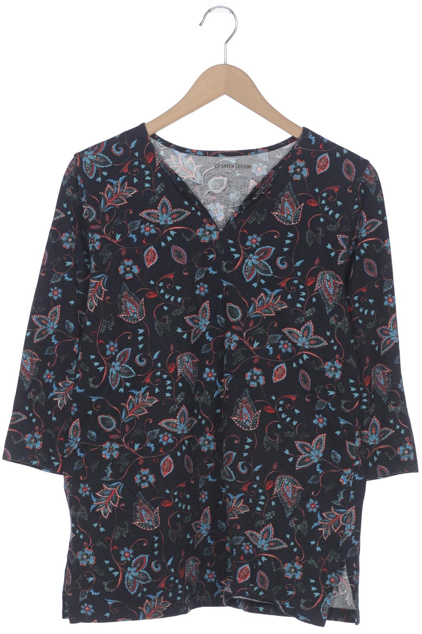 

By Green Cotton Damen Langarmshirt, marineblau, Gr. 38