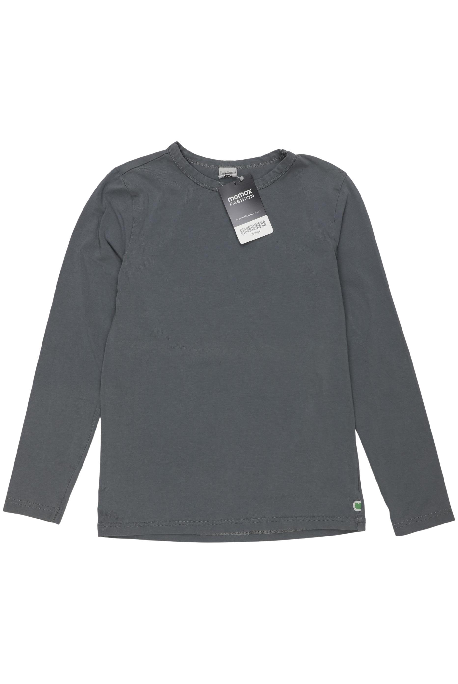 

By Green Cotton Jungen Langarmshirt, grau, Gr. 140