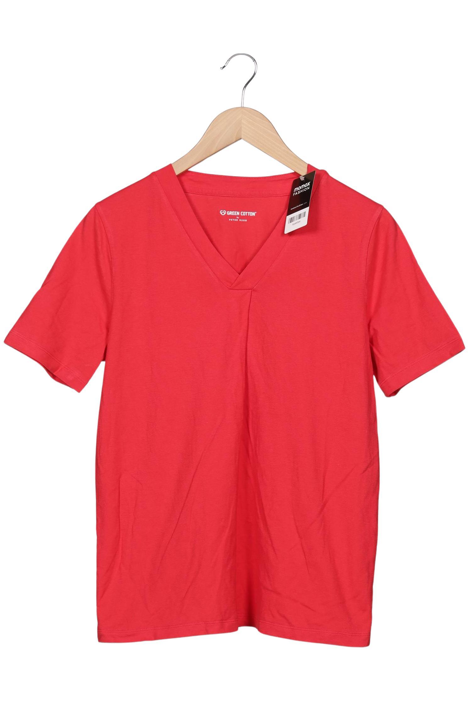 

By Green Cotton Damen T-Shirt, rot, Gr. 38