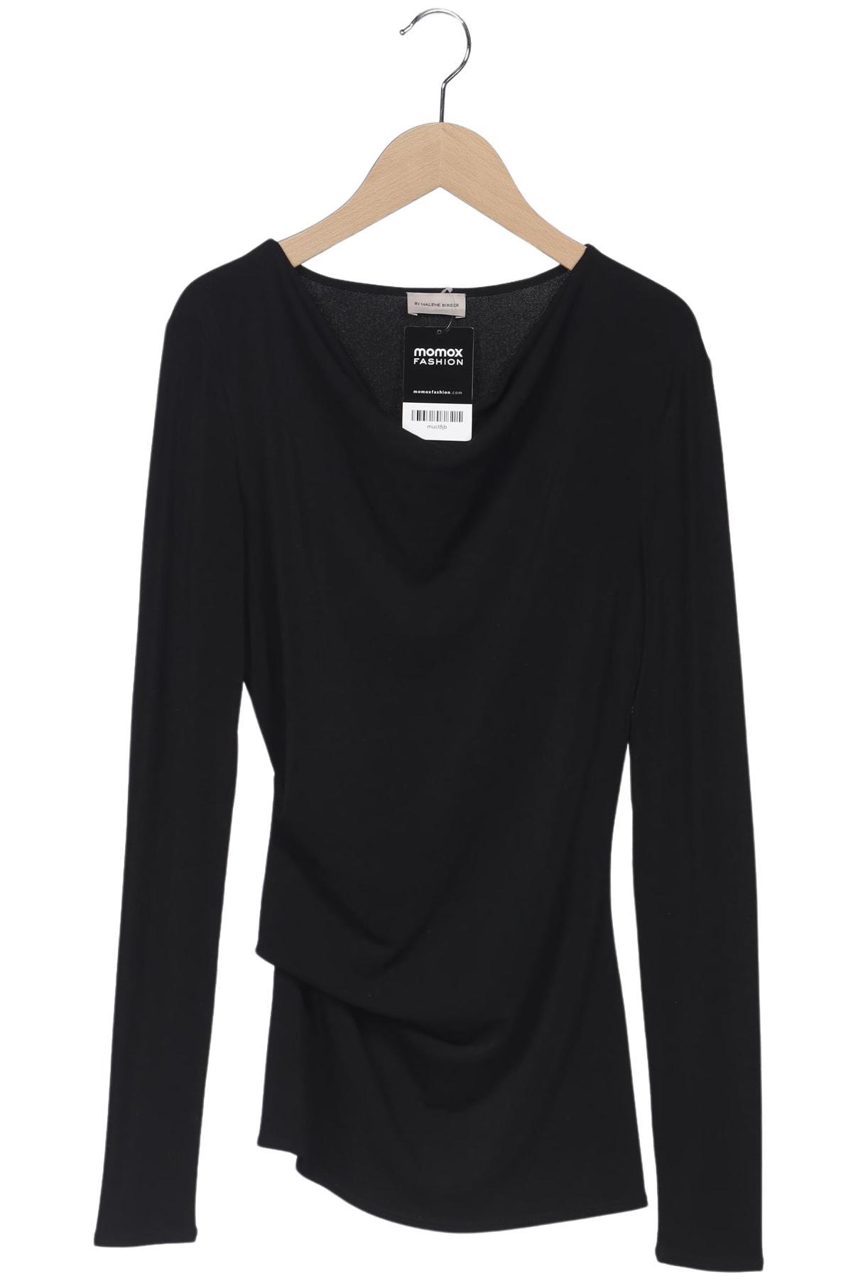 

By Malene Birger Damen Langarmshirt, schwarz, Gr. 36