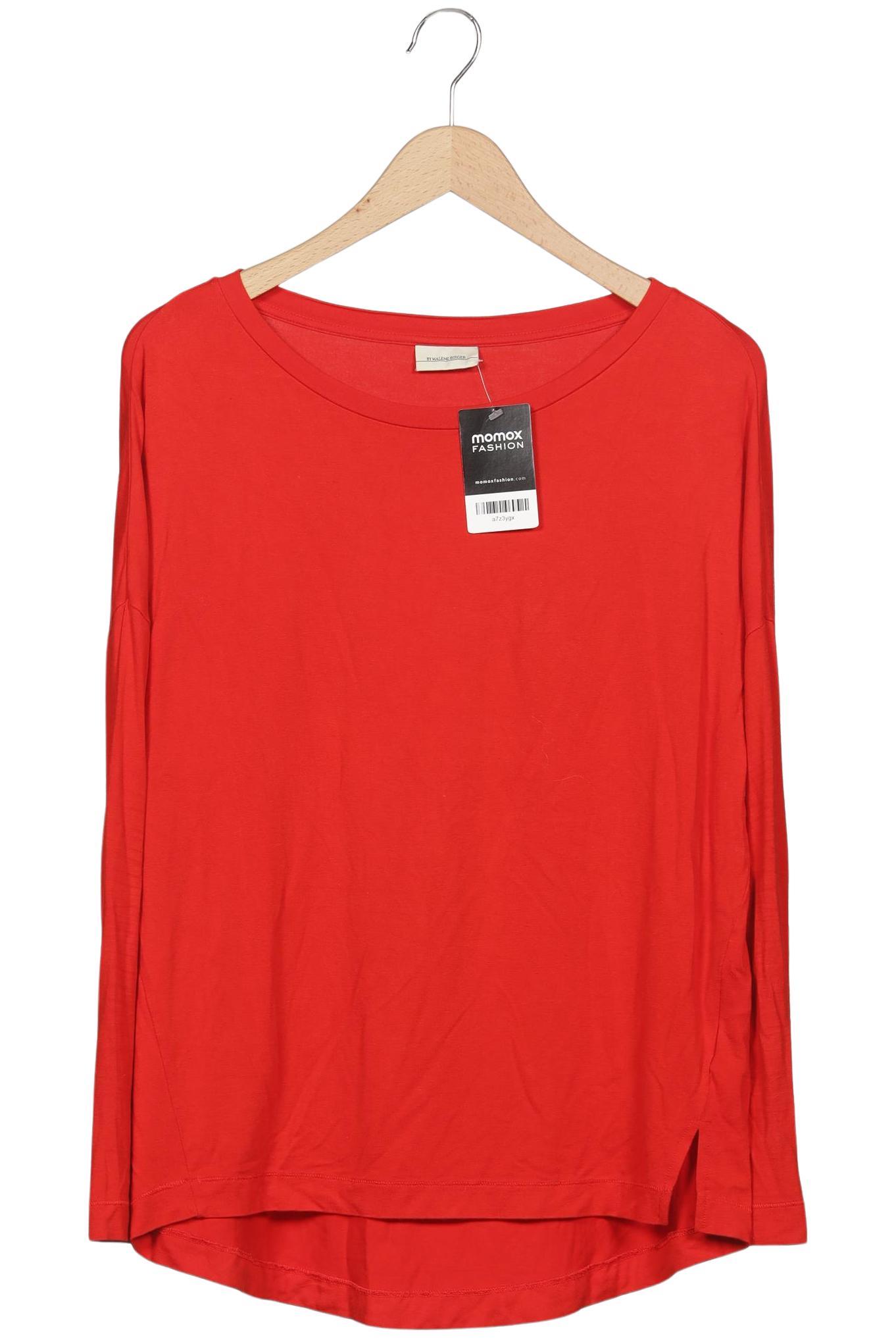 

By Malene Birger Damen Langarmshirt, rot, Gr. 36